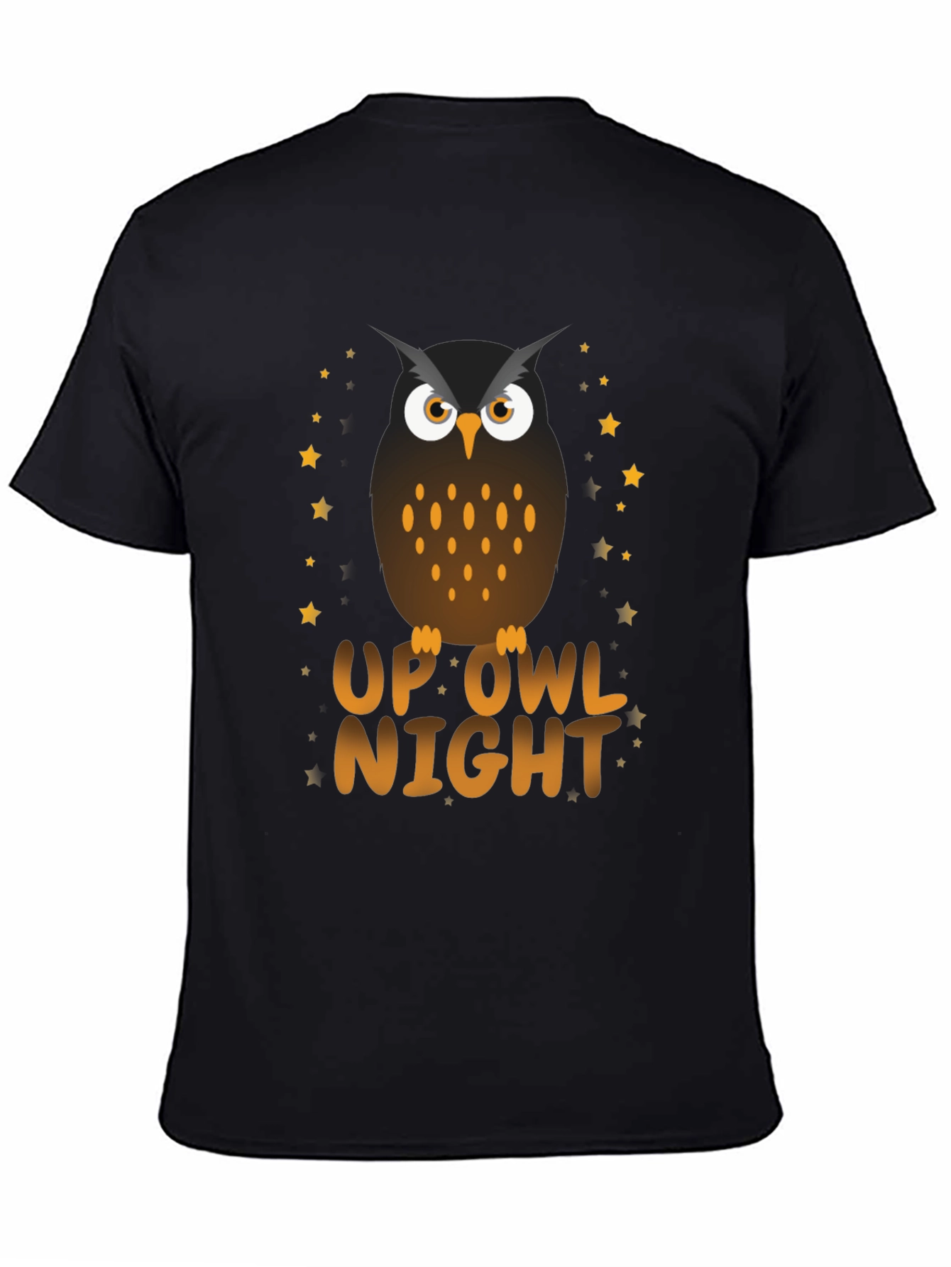 Up Owl Night T-Shirt - Unique Owl Design Tee