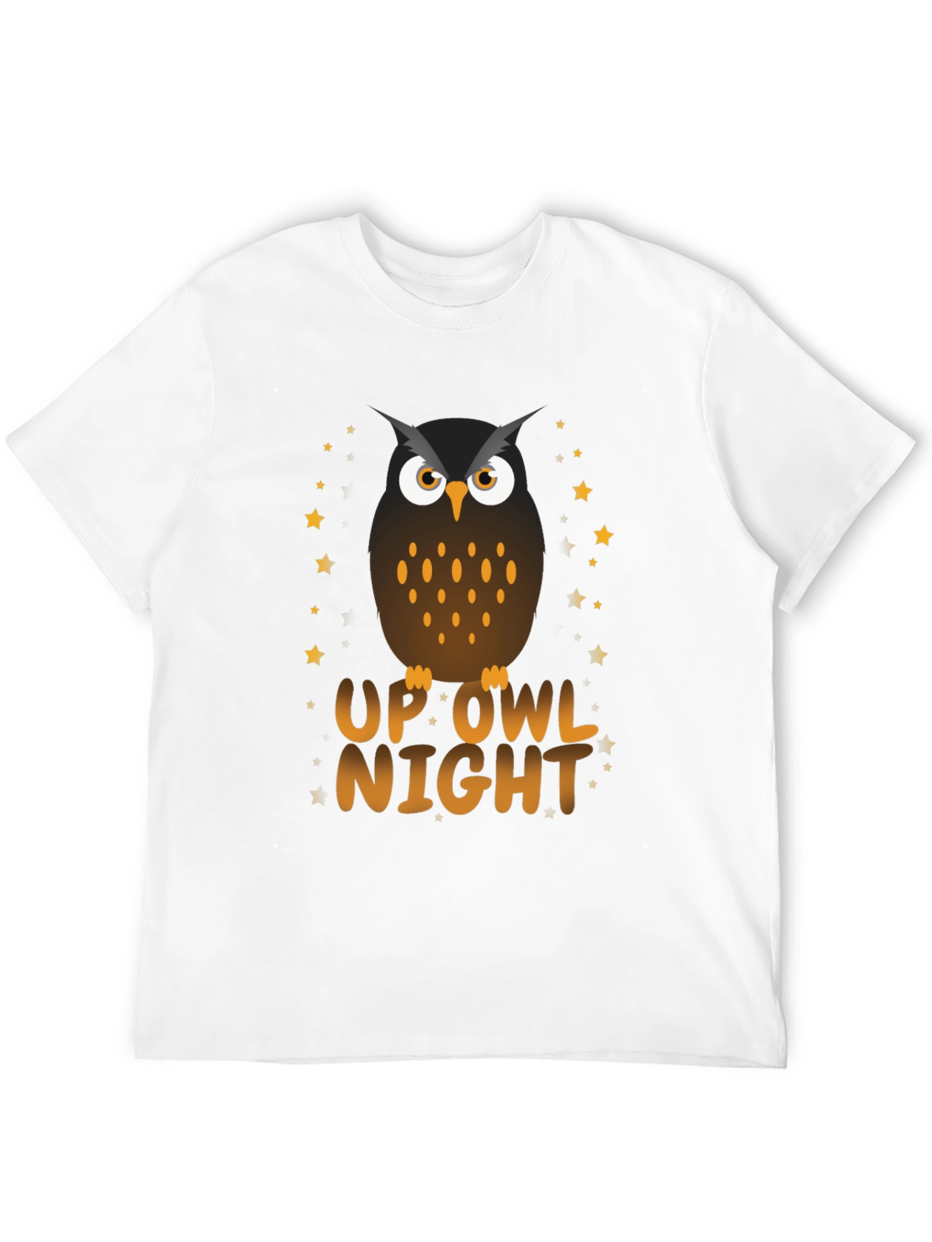 Up Owl Night T-Shirt - Unique Owl Design Tee