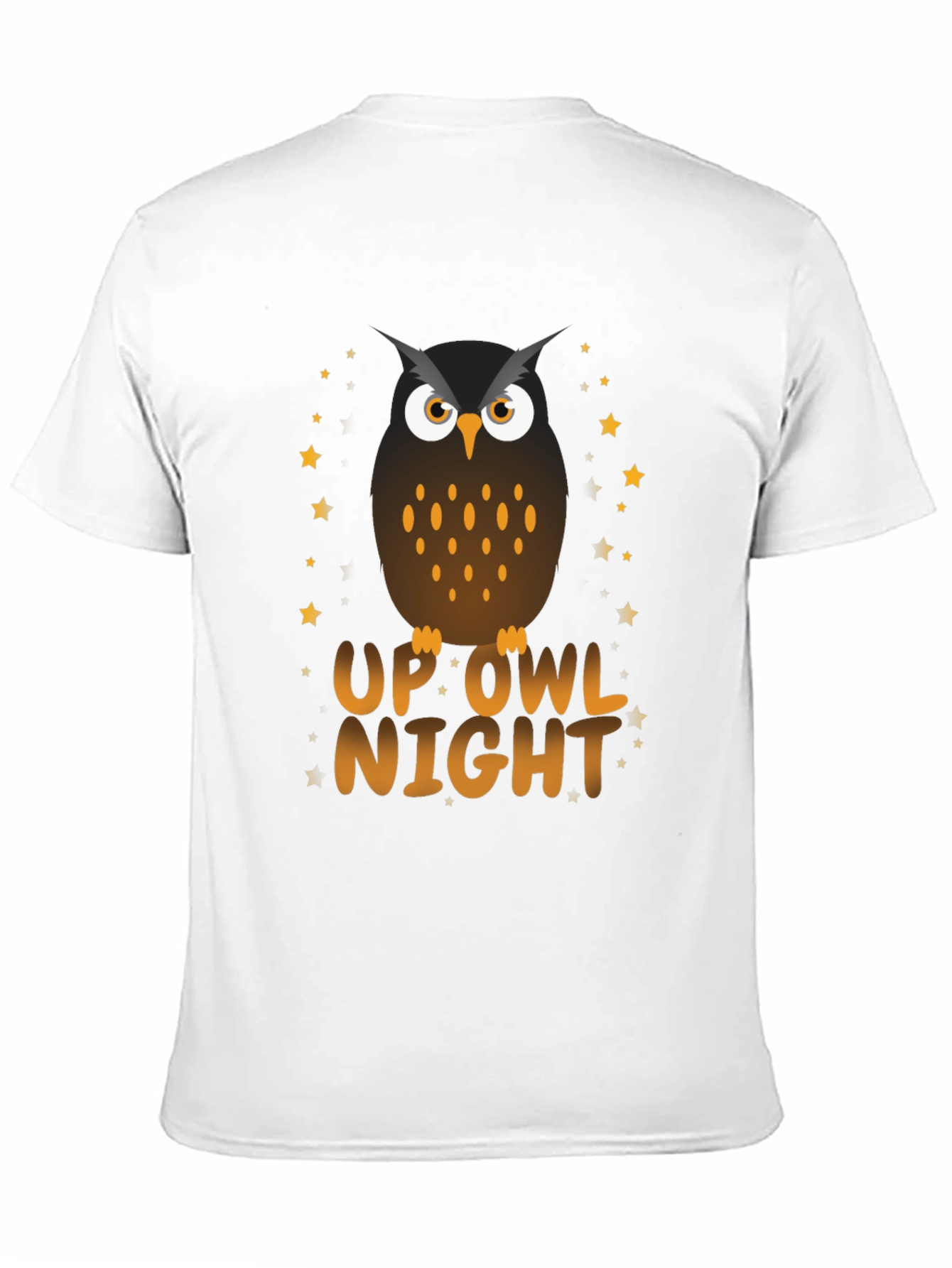 Up Owl Night T-Shirt - Unique Owl Design Tee