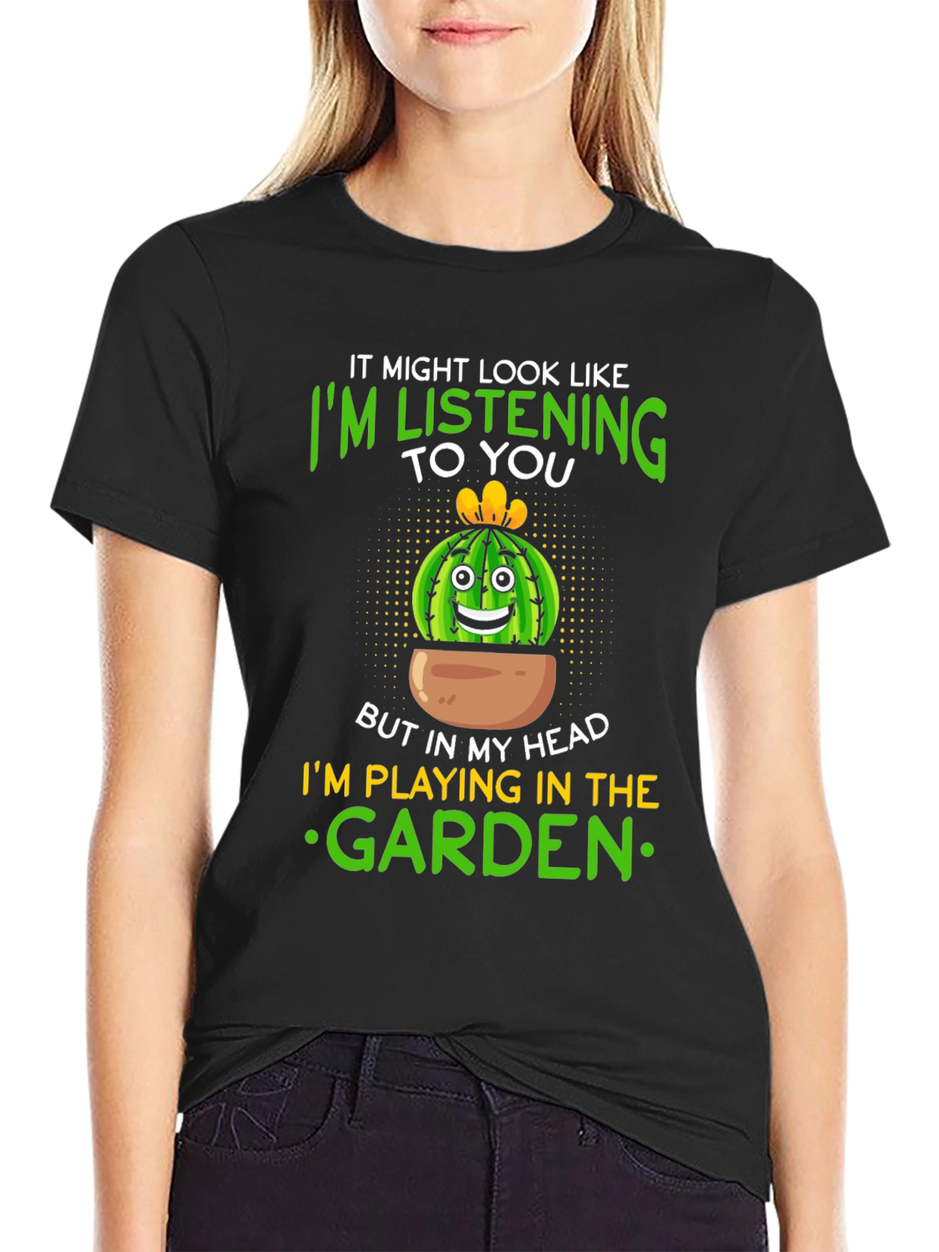 Funny Cactus Garden T-Shirt