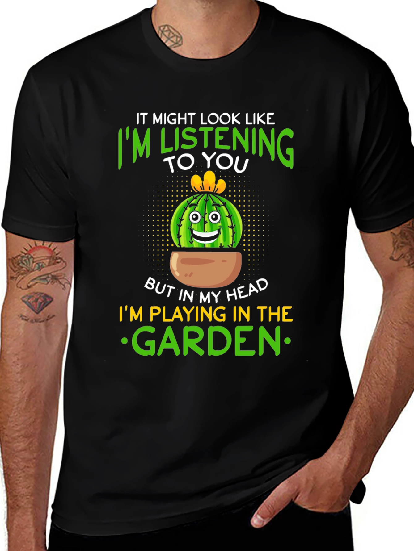 Funny Cactus Garden T-Shirt