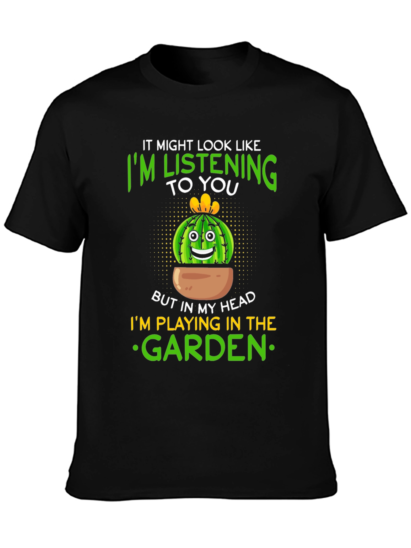 Funny Cactus Garden T-Shirt