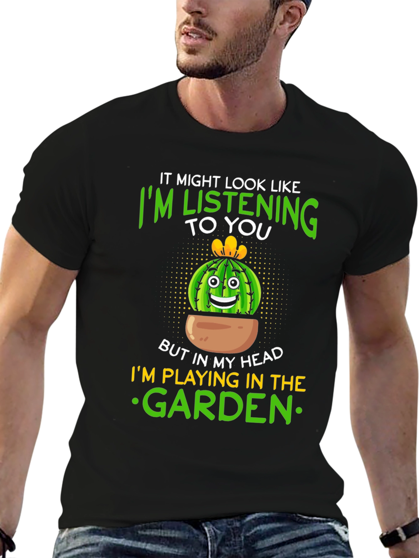 Funny Cactus Garden T-Shirt