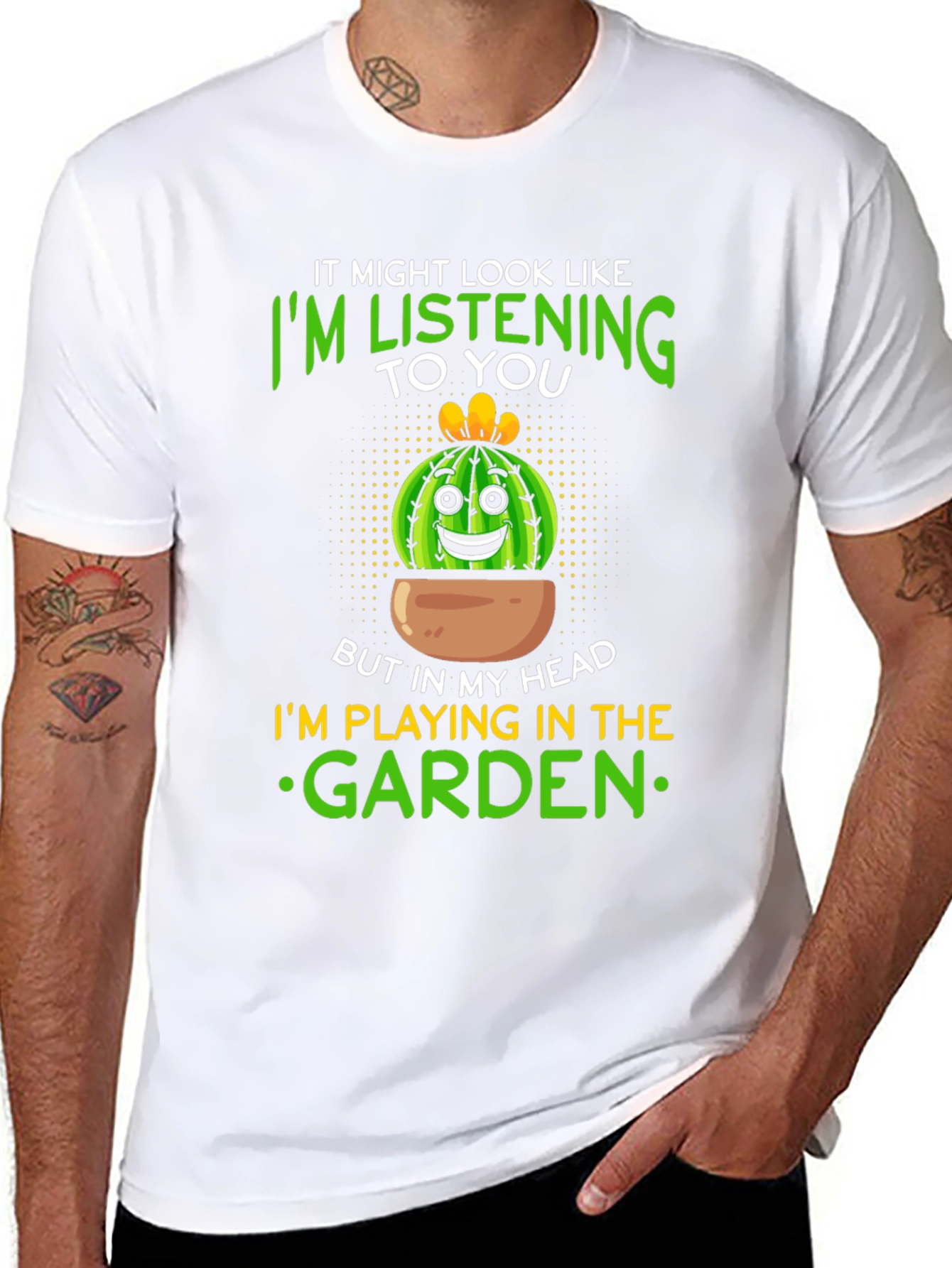Funny Cactus Garden T-Shirt