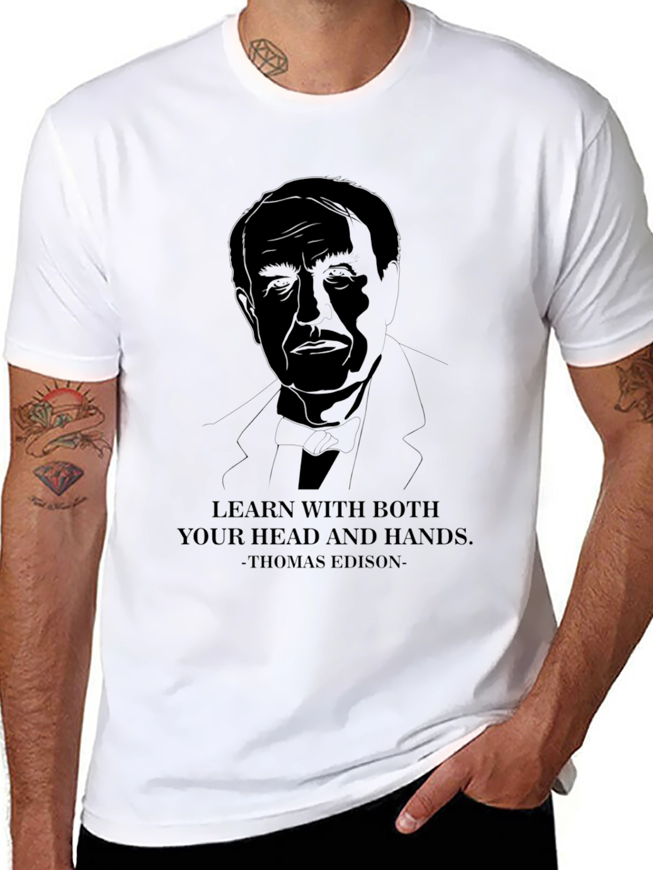 Thomas Edison Learn With Both T-Shirt