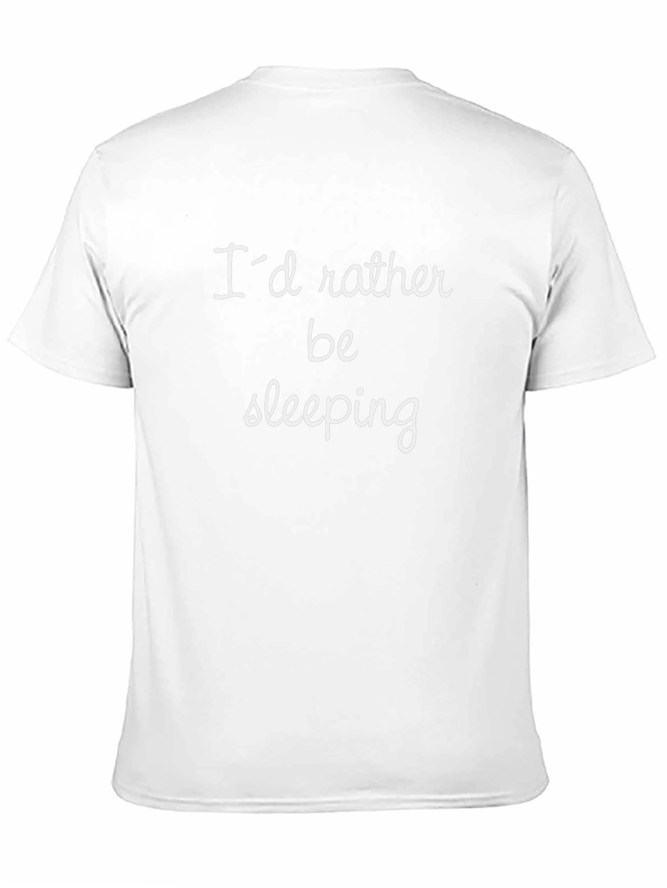 Id Rather Be Sleeping Black Graphic Tee