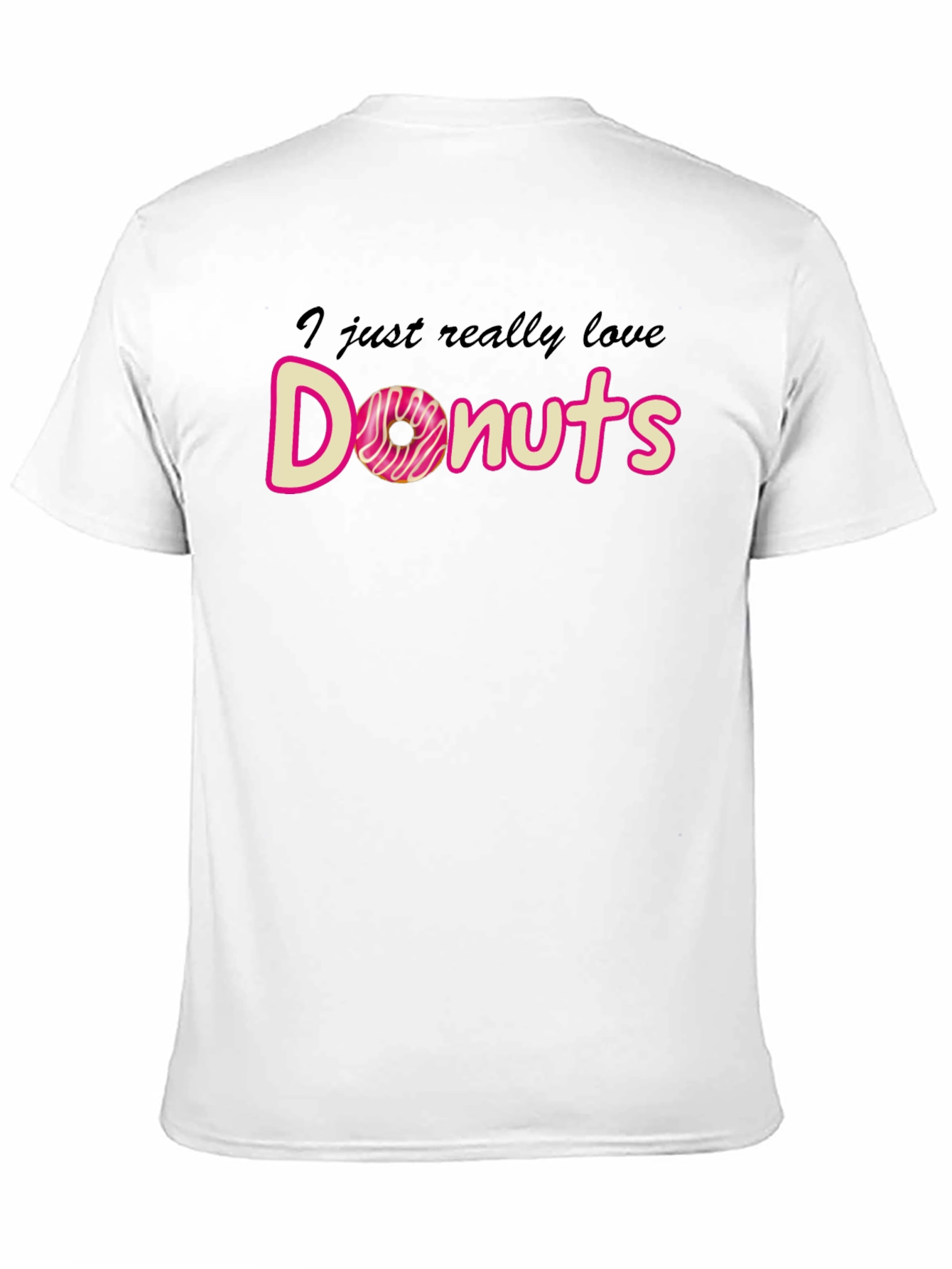 I Love Donuts T-Shirt Funny Graphic Tee