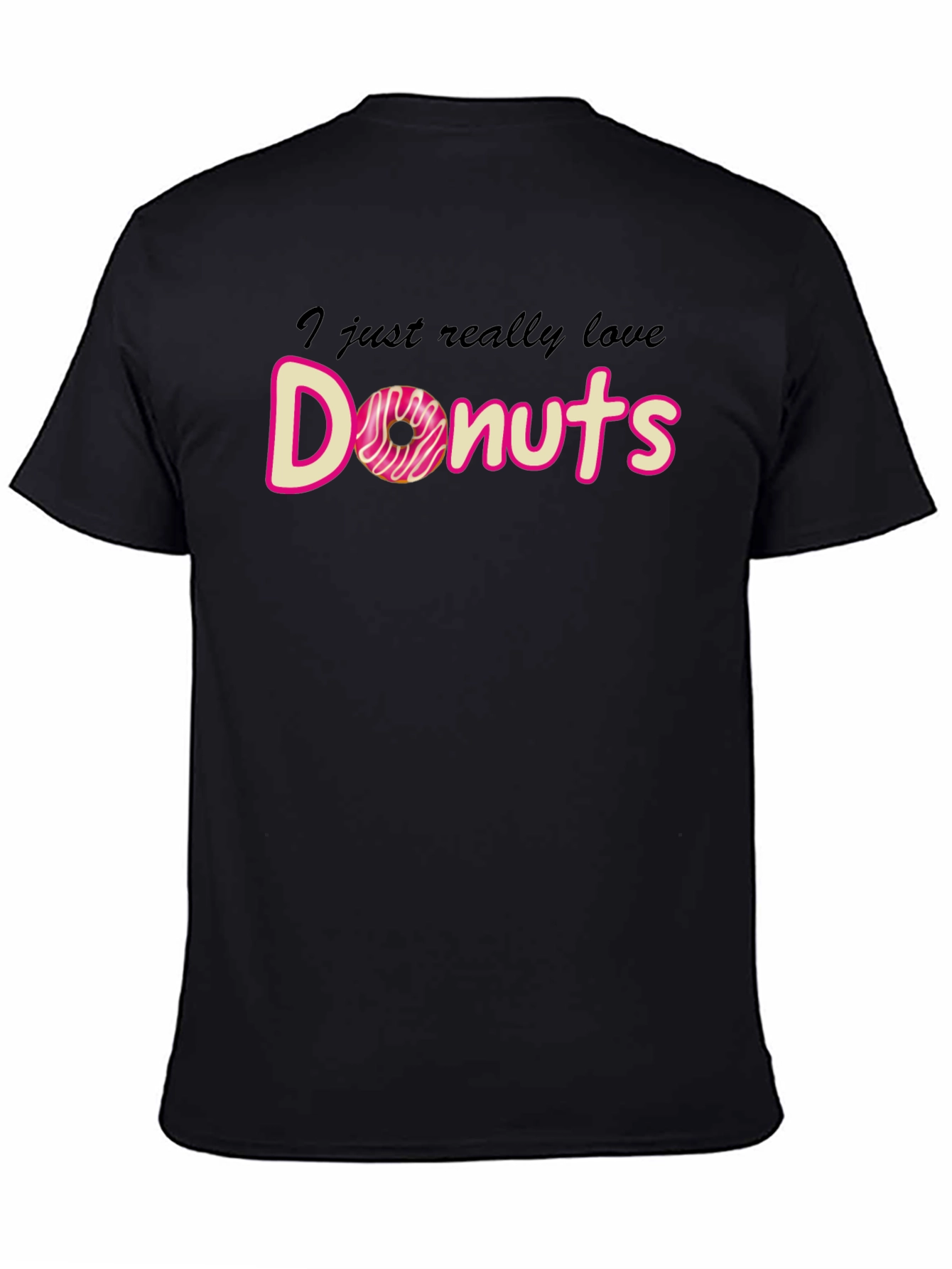 I Love Donuts T-Shirt Funny Graphic Tee