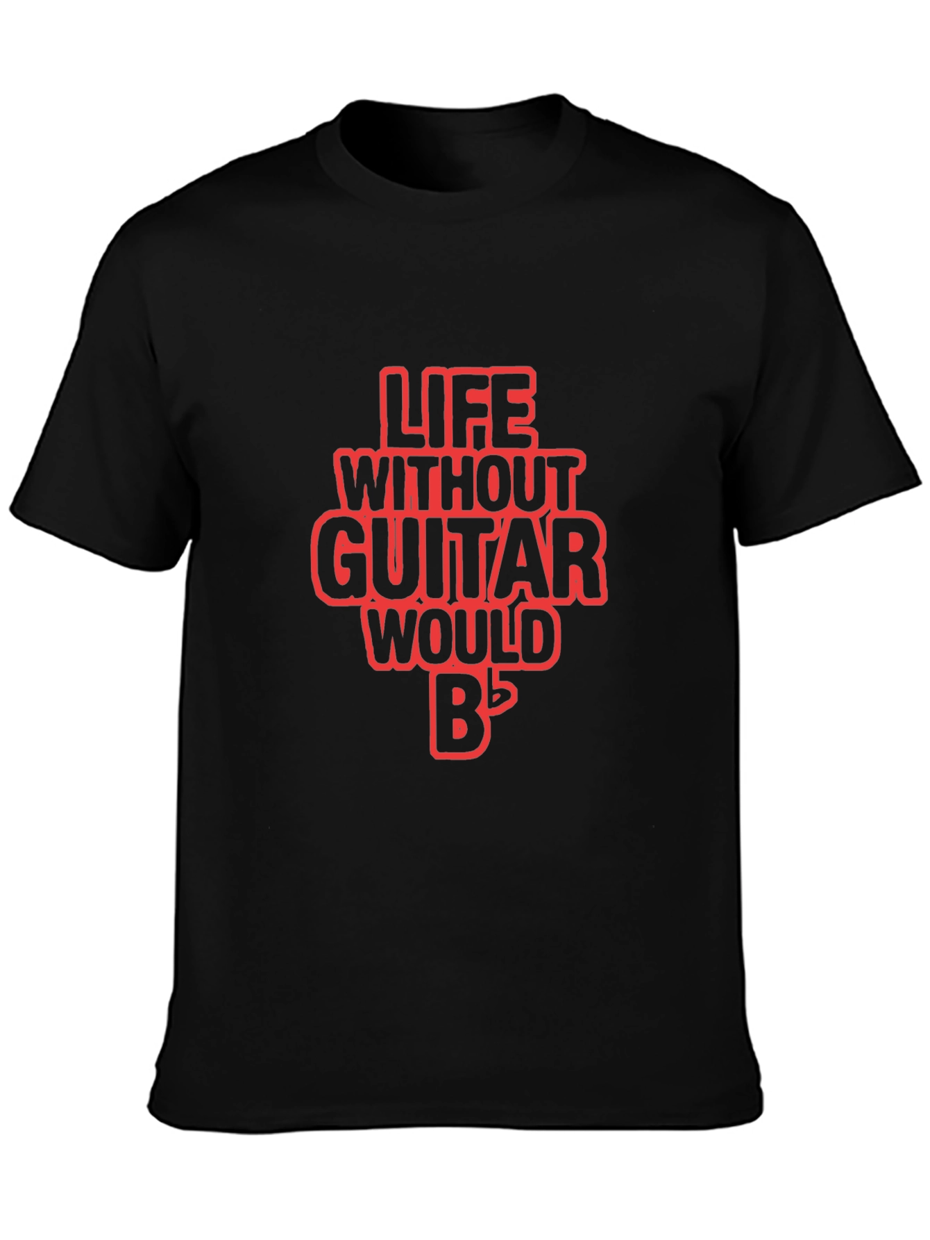 Life Without Guitar T-Shirt - Musician Tee