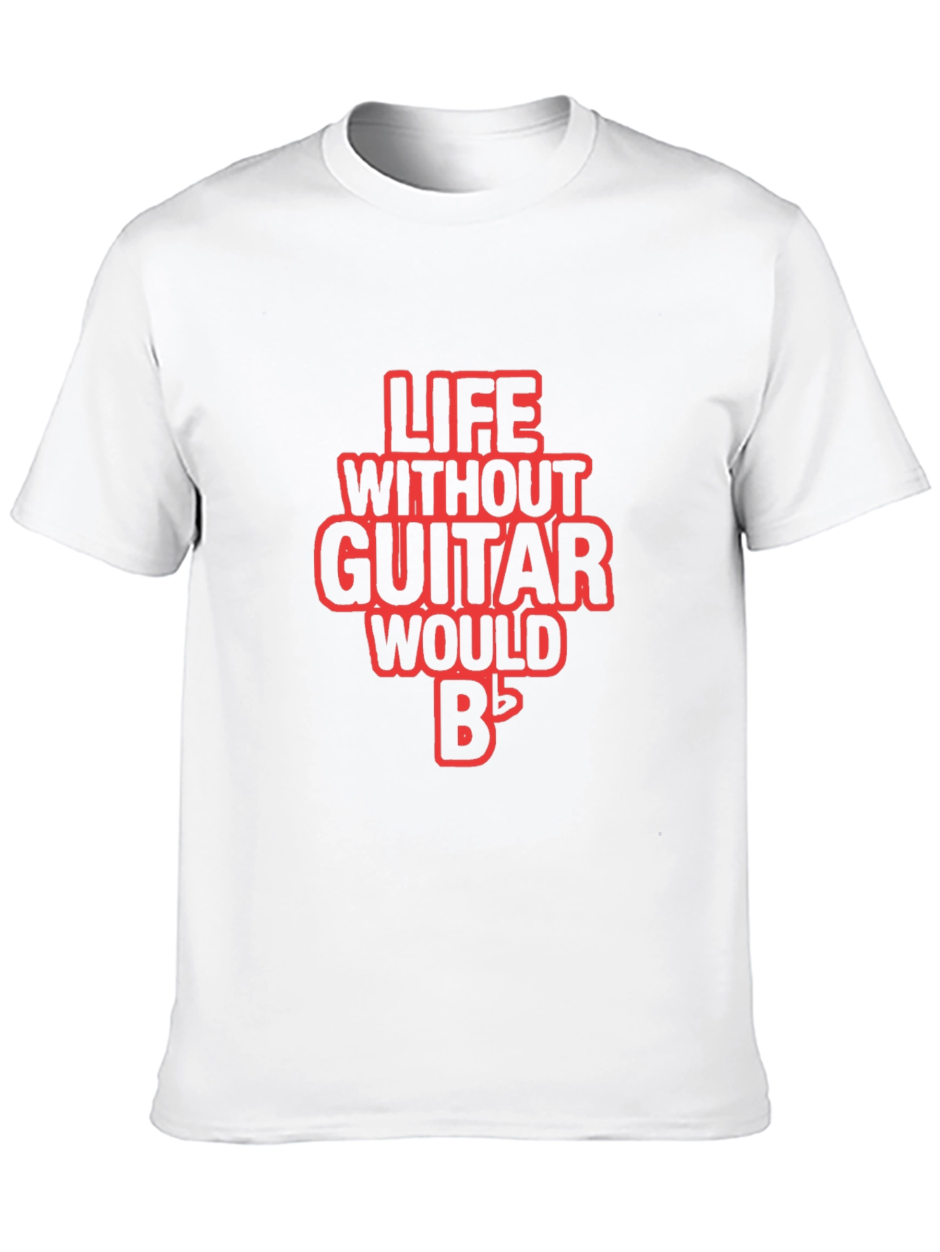 Life Without Guitar T-Shirt - Musician Tee