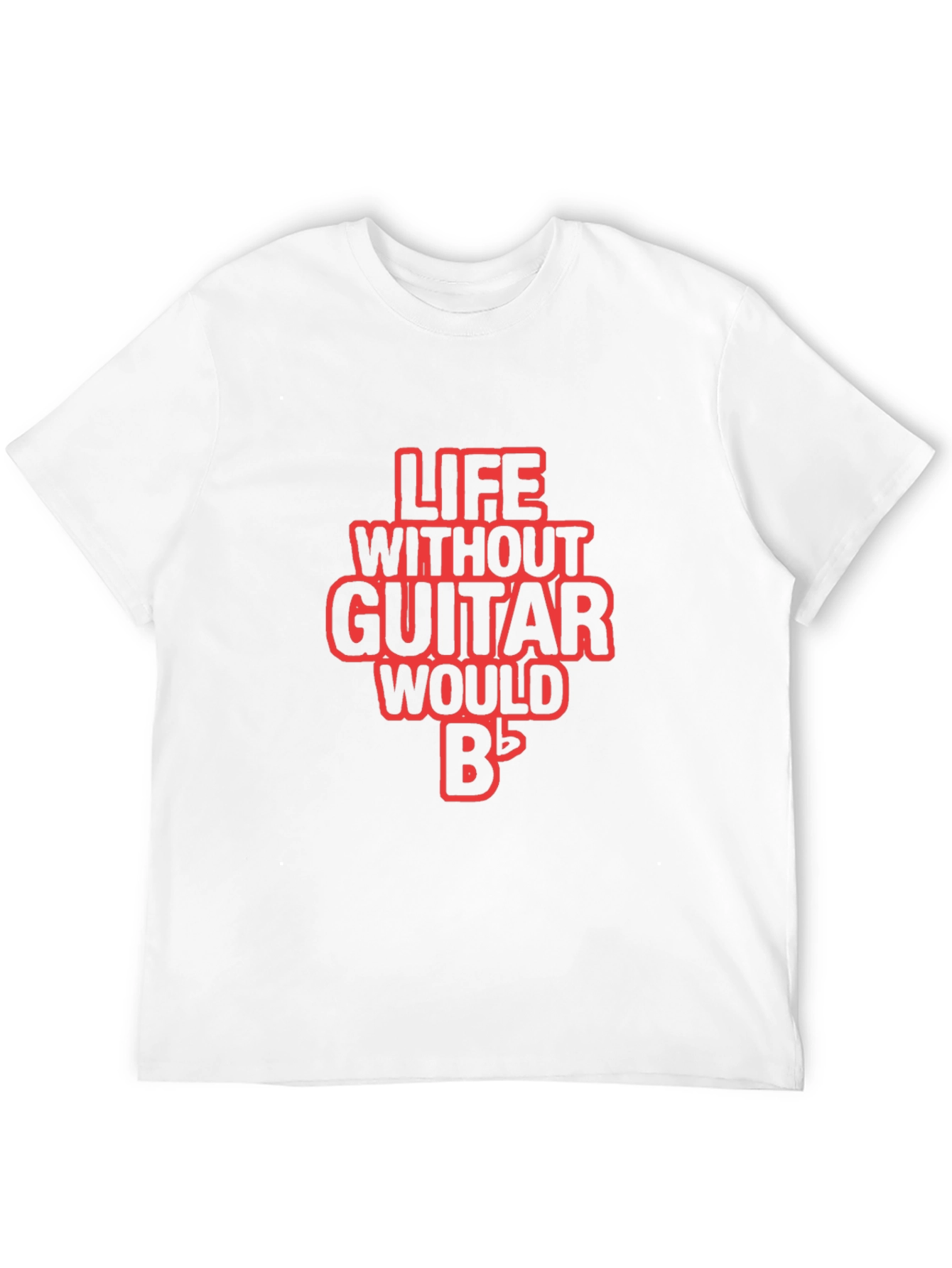 Life Without Guitar T-Shirt - Musician Tee