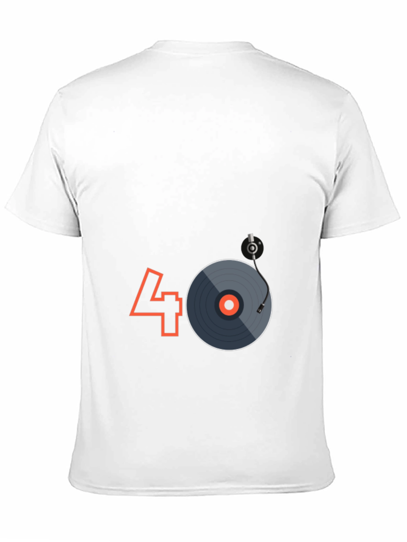 Retro 40th Birthday DJ Turntable T-Shirt