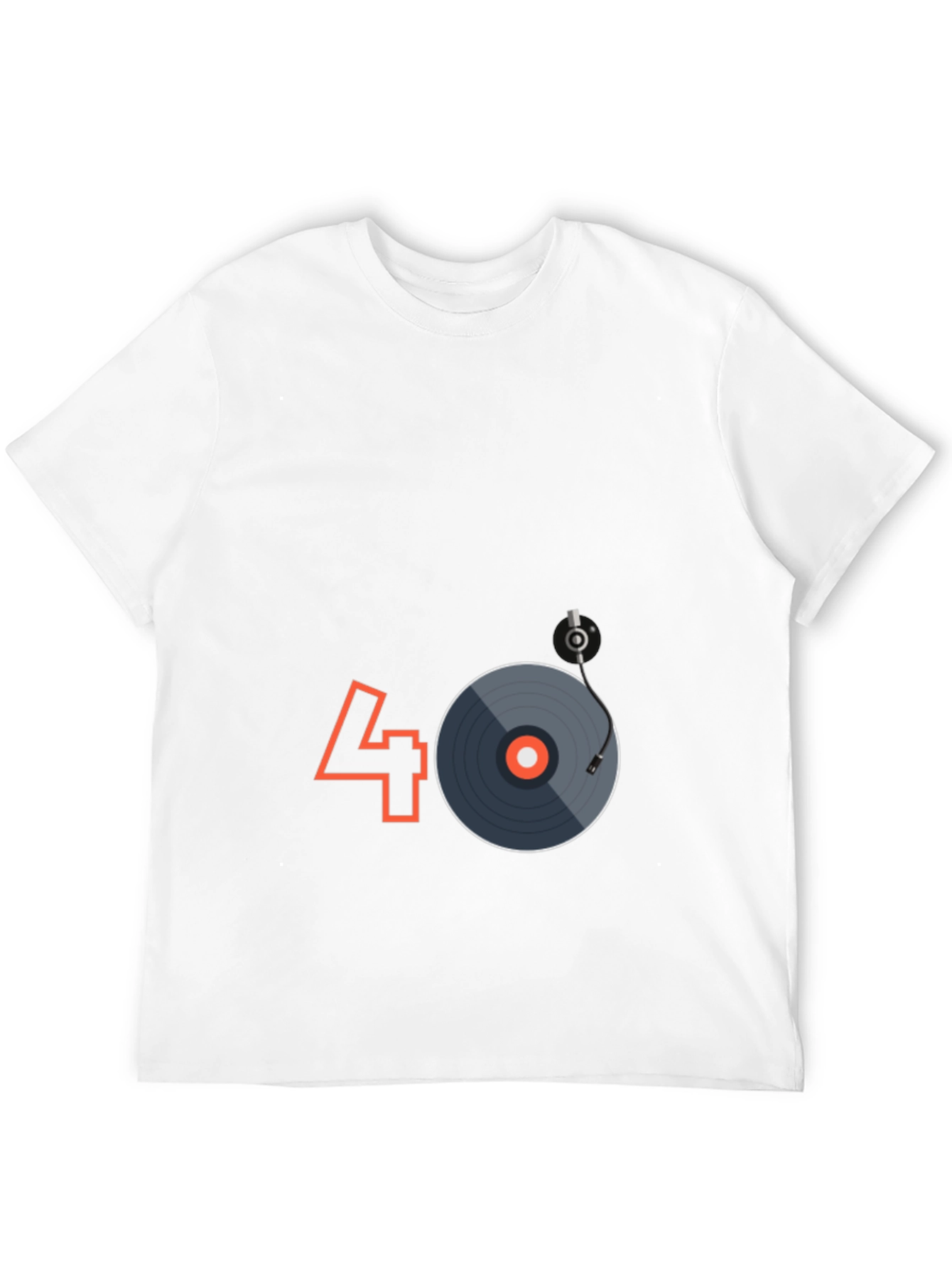 Retro 40th Birthday DJ Turntable T-Shirt