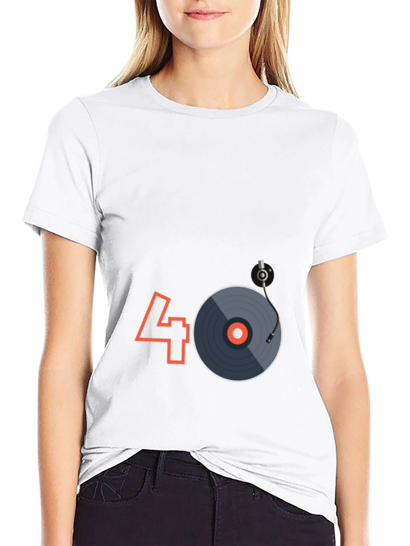 Retro 40th Birthday DJ Turntable T-Shirt