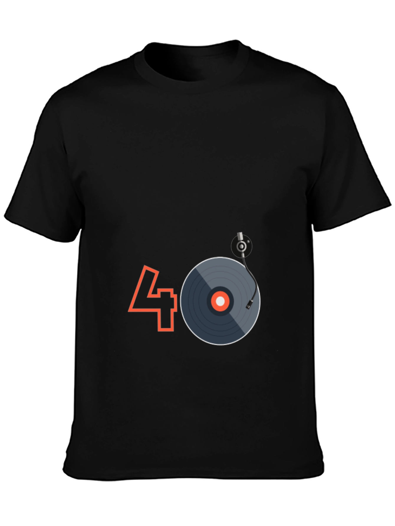 Retro 40th Birthday DJ Turntable T-Shirt