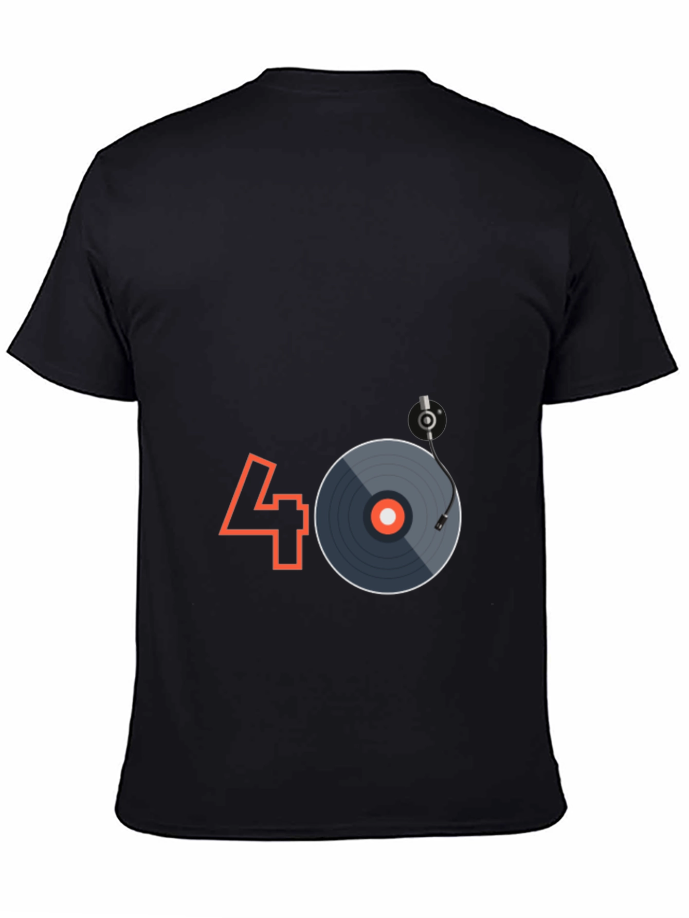 Retro 40th Birthday DJ Turntable T-Shirt