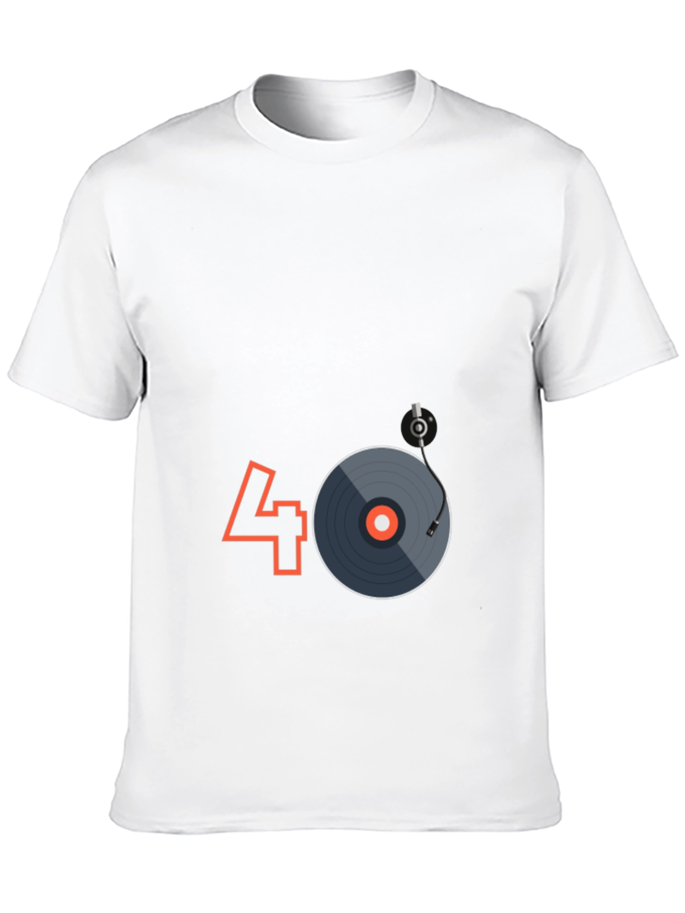 Retro 40th Birthday DJ Turntable T-Shirt