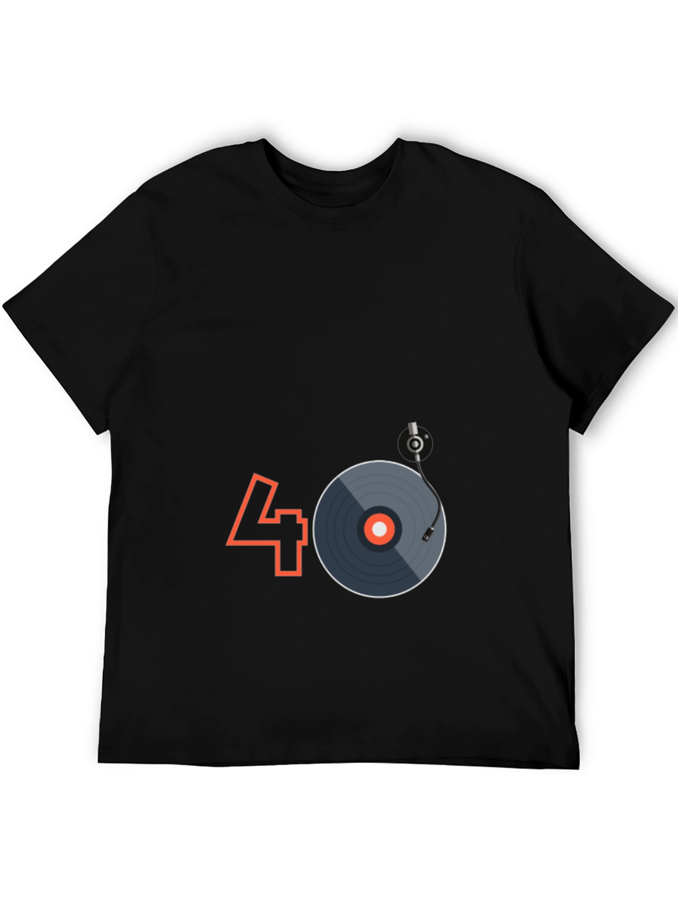 Retro 40th Birthday DJ Turntable T-Shirt
