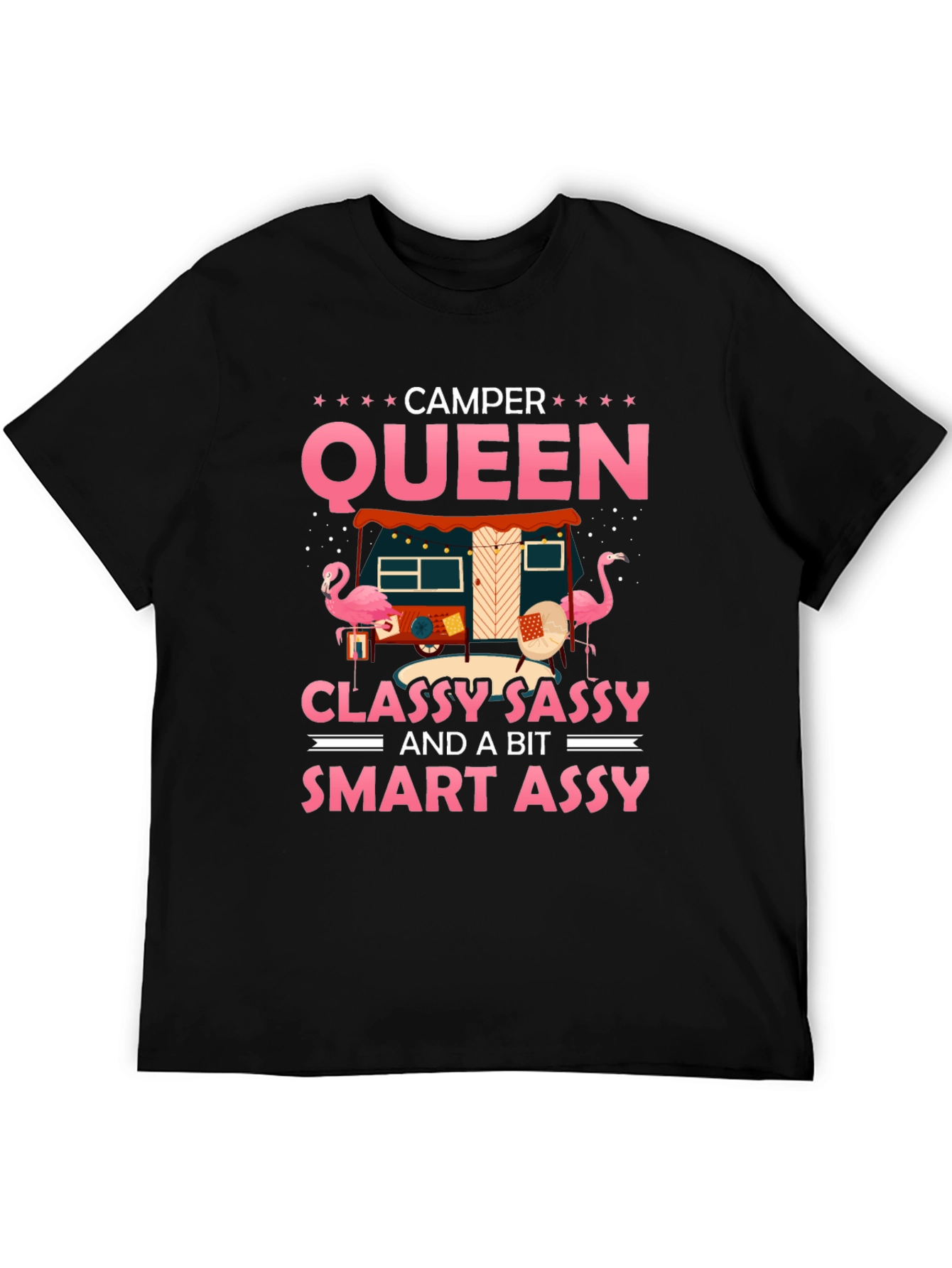 Camper Queen T-Shirt - Classy Sassy & Smart