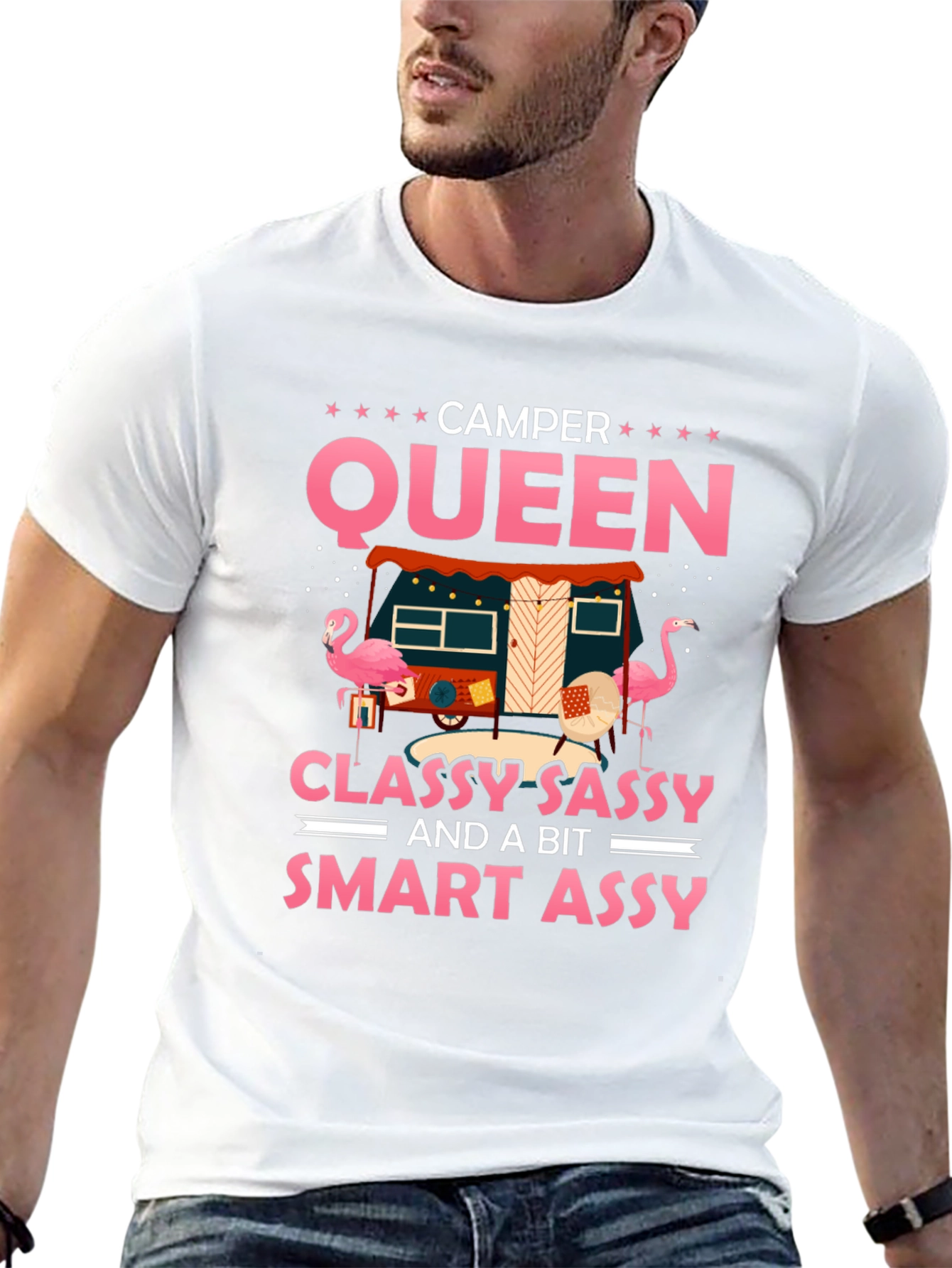 Camper Queen T-Shirt - Classy Sassy & Smart