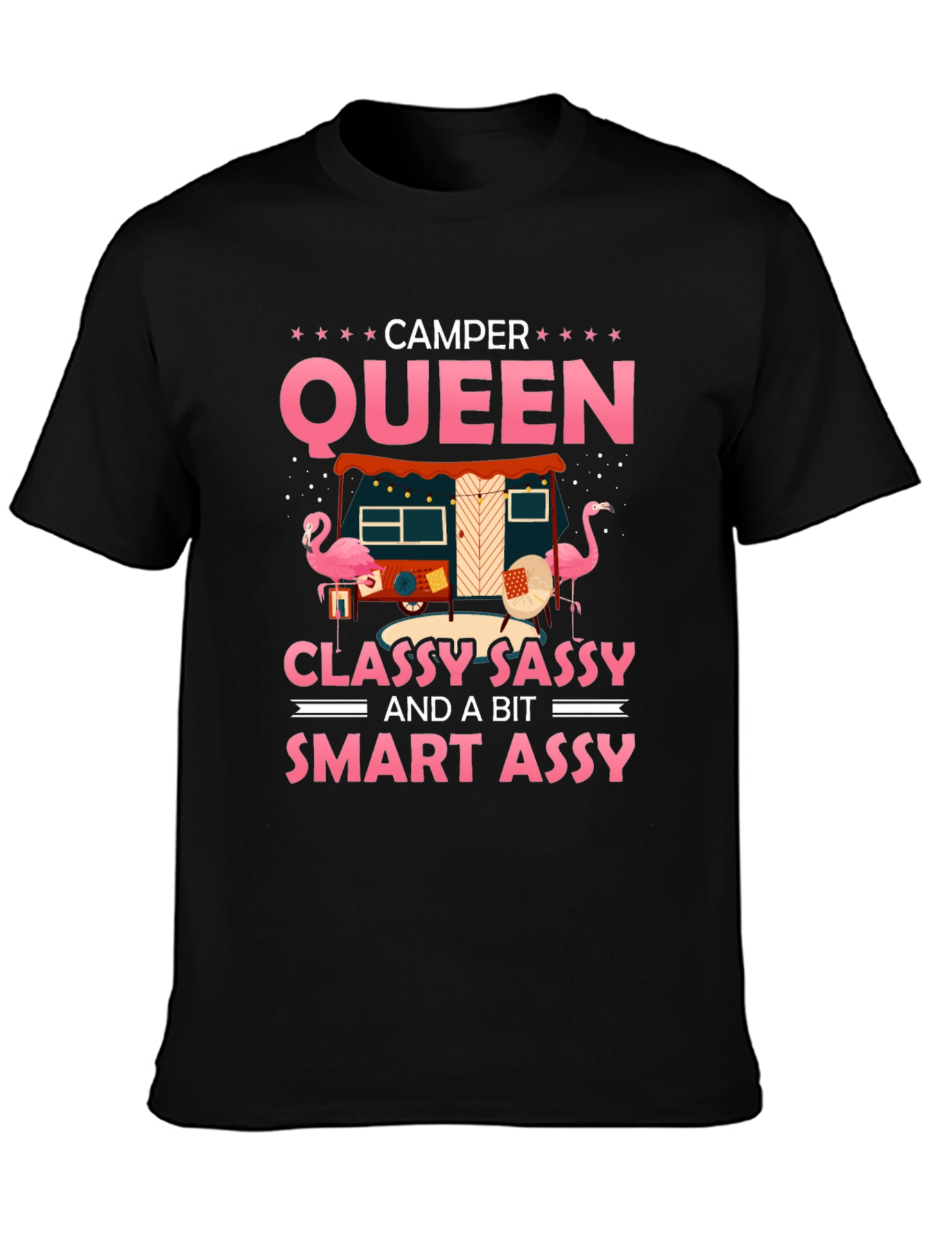 Camper Queen T-Shirt - Classy Sassy & Smart