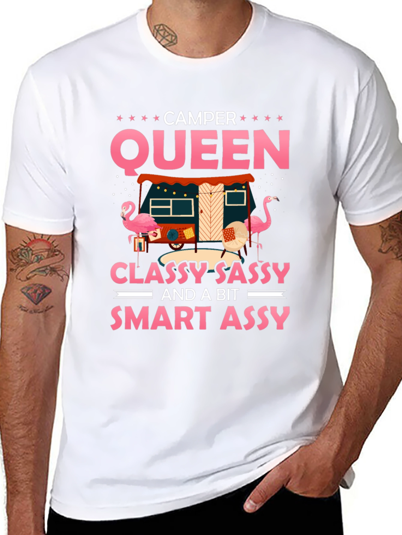 Camper Queen T-Shirt - Classy Sassy & Smart