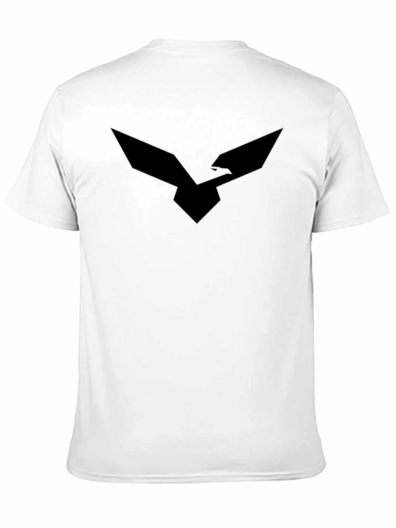 Black T-Shirt with Bird Logo