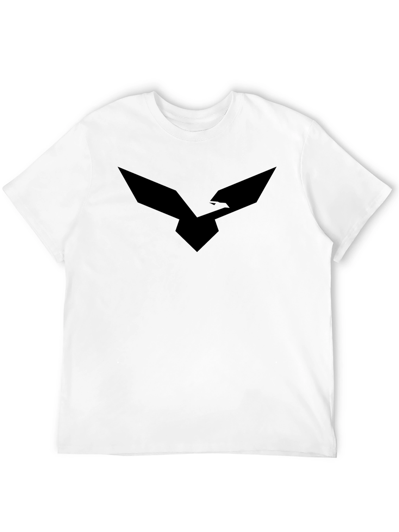 Black T-Shirt with Bird Logo