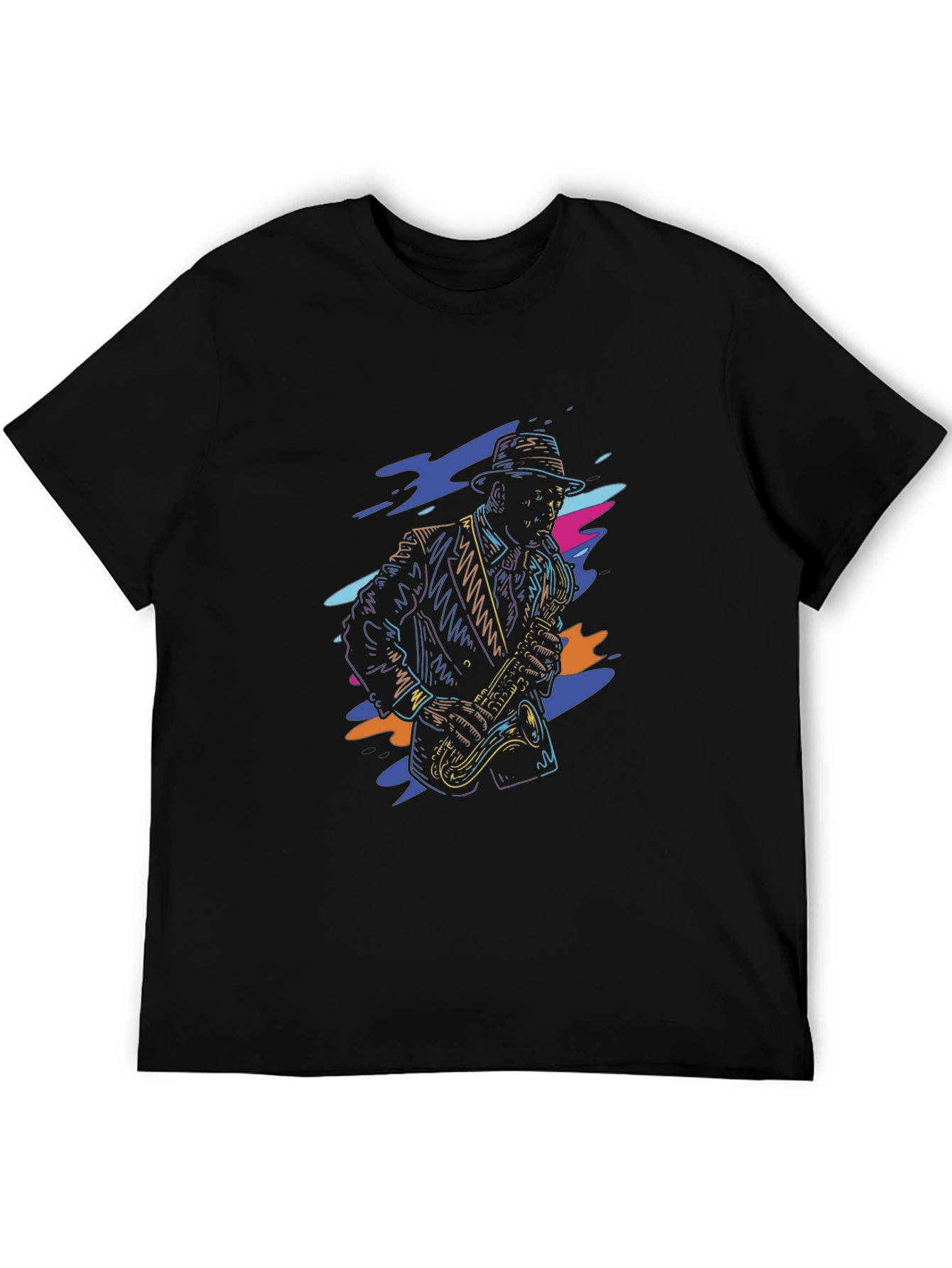 Cool Jazz Musician T-Shirt - Unique Design