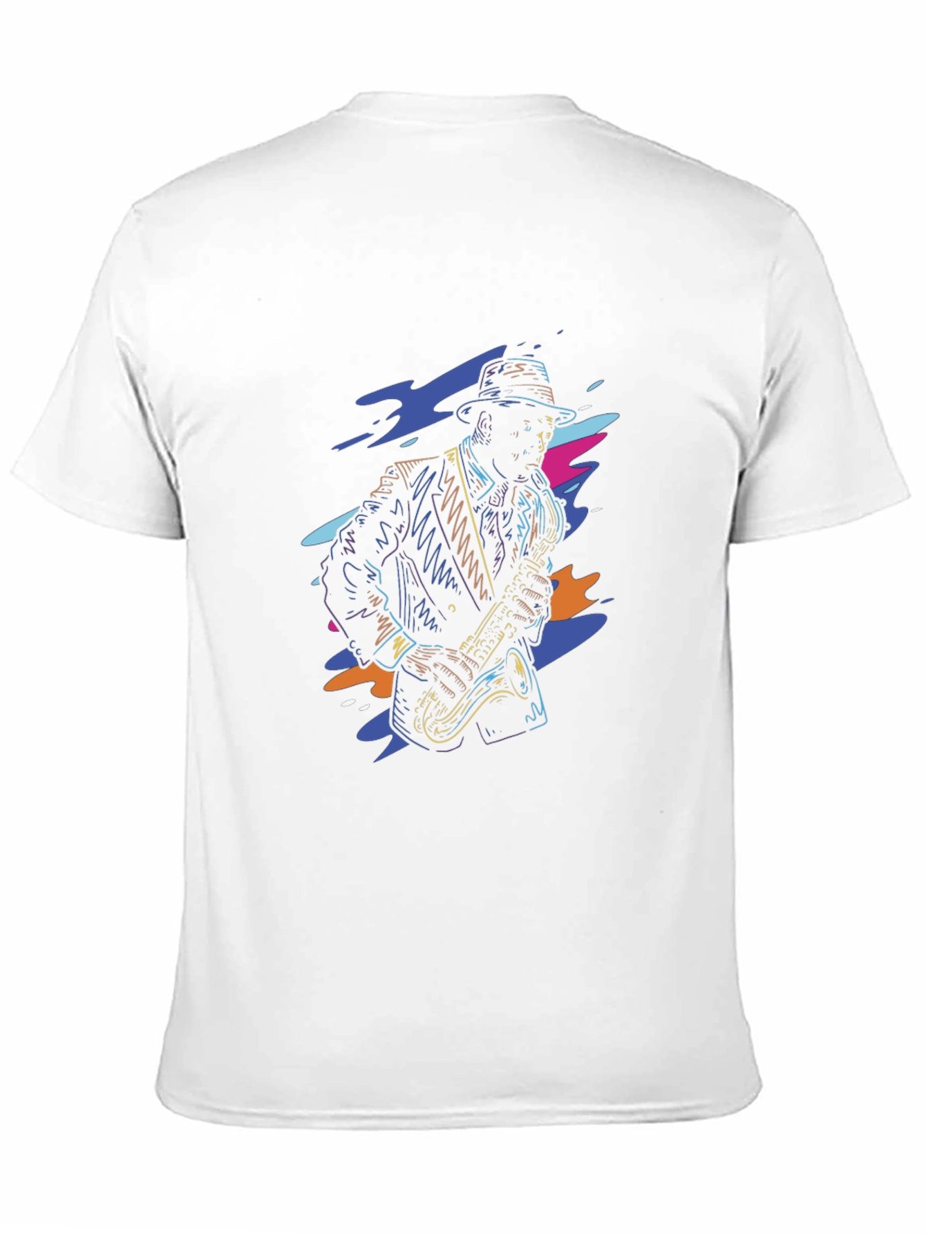 Cool Jazz Musician T-Shirt - Unique Design