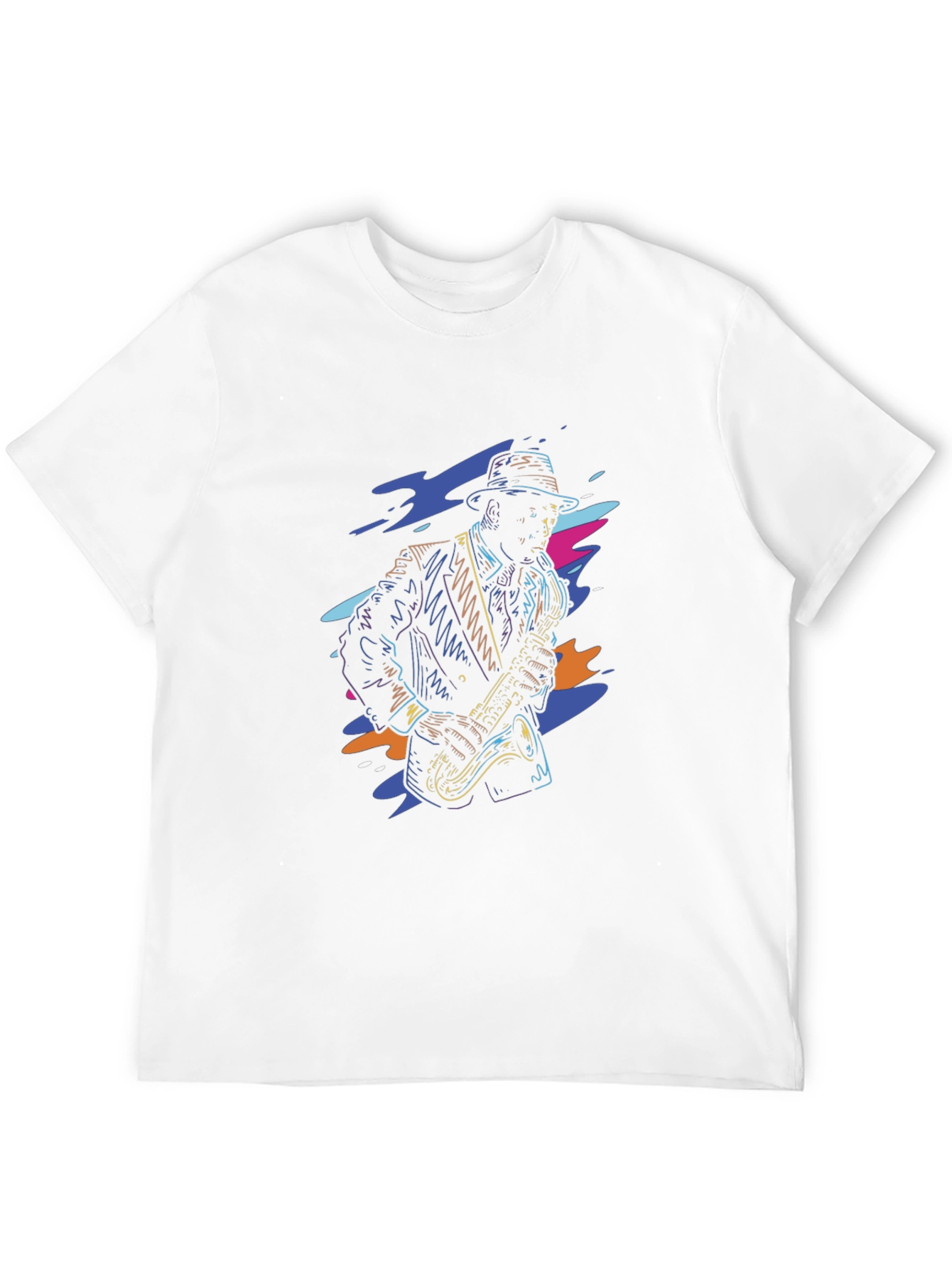 Cool Jazz Musician T-Shirt - Unique Design