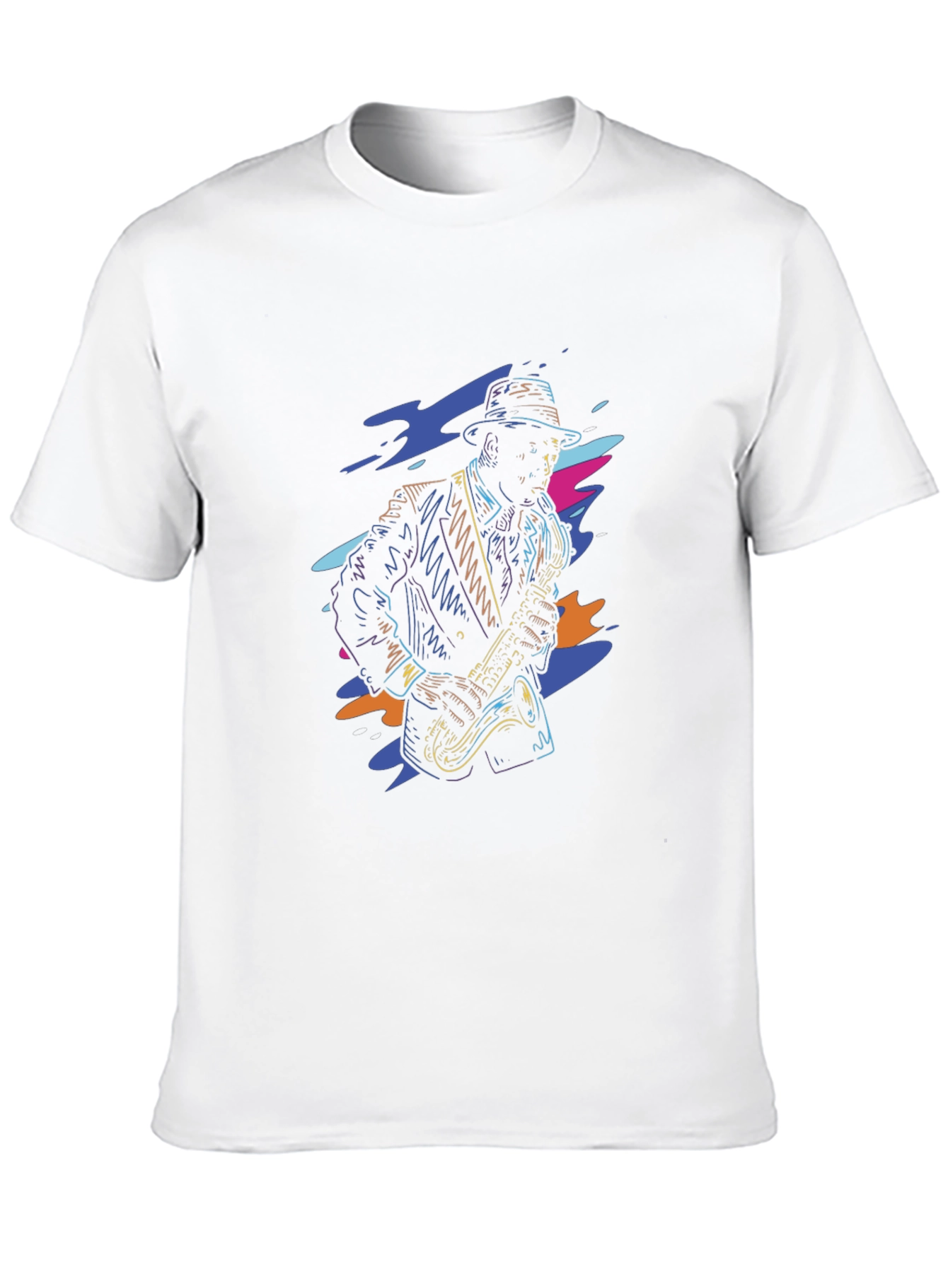 Cool Jazz Musician T-Shirt - Unique Design