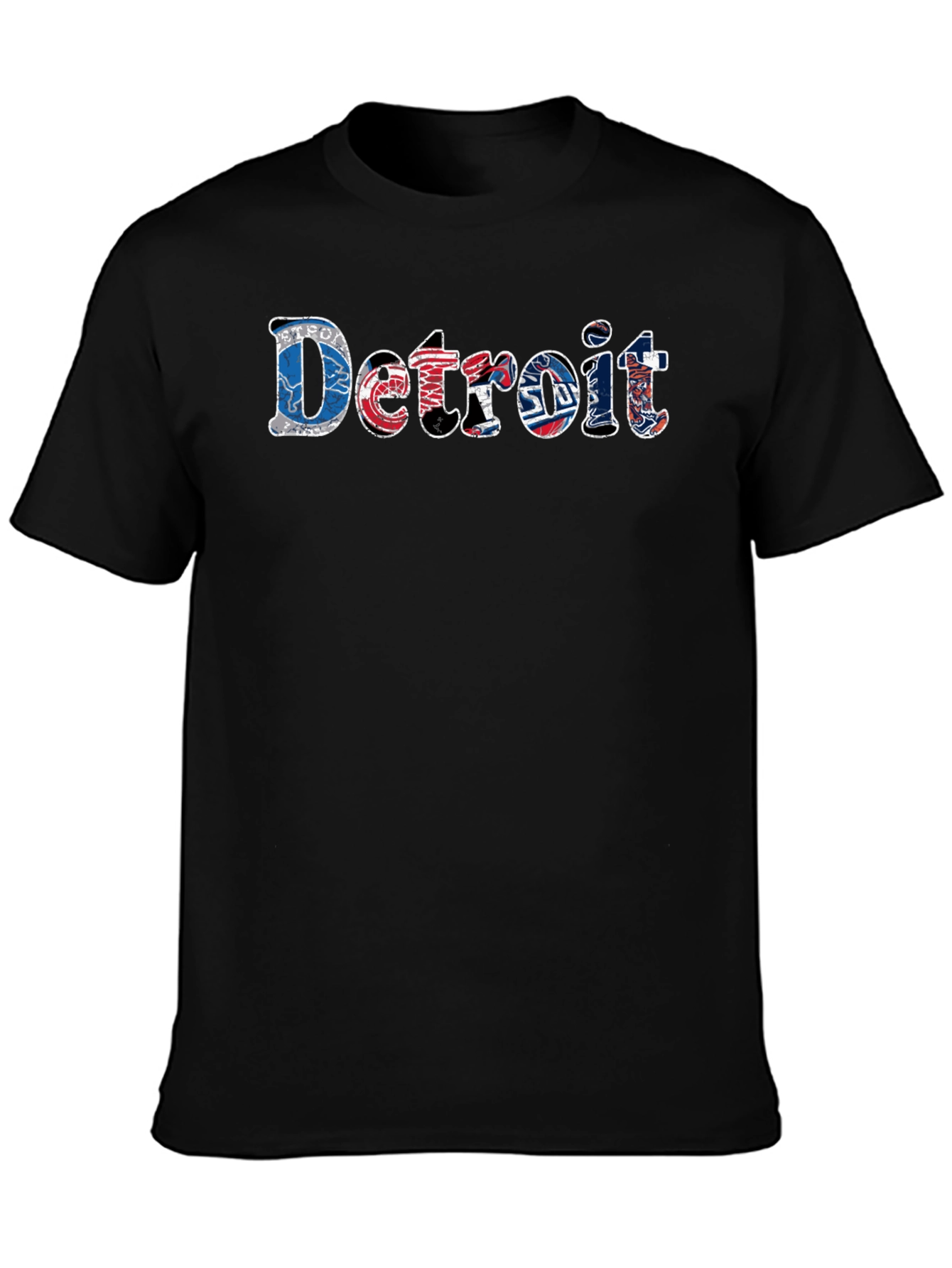 Detroit Sports Teams Graphic T-Shirt