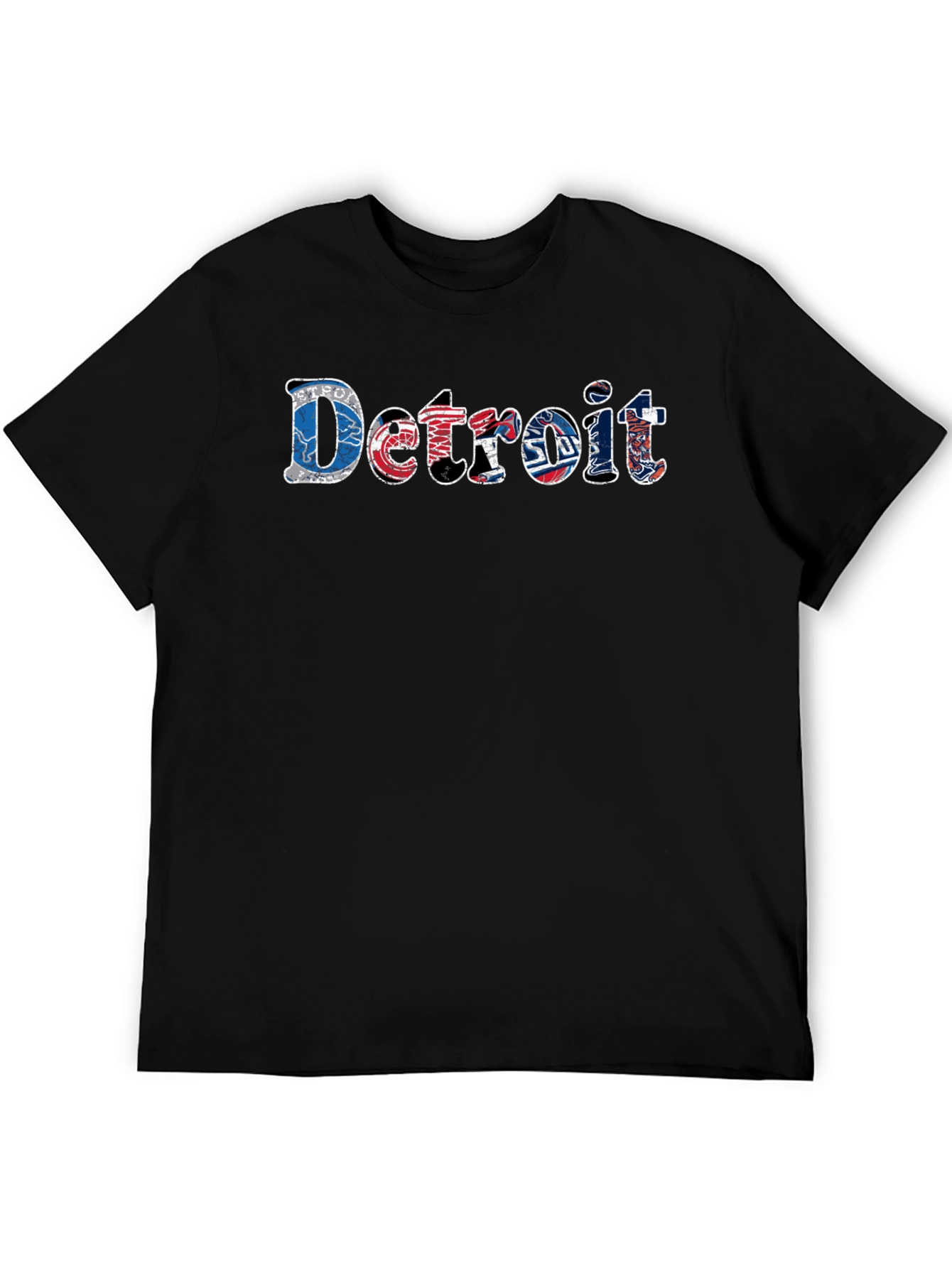 Detroit Sports Teams Graphic T-Shirt