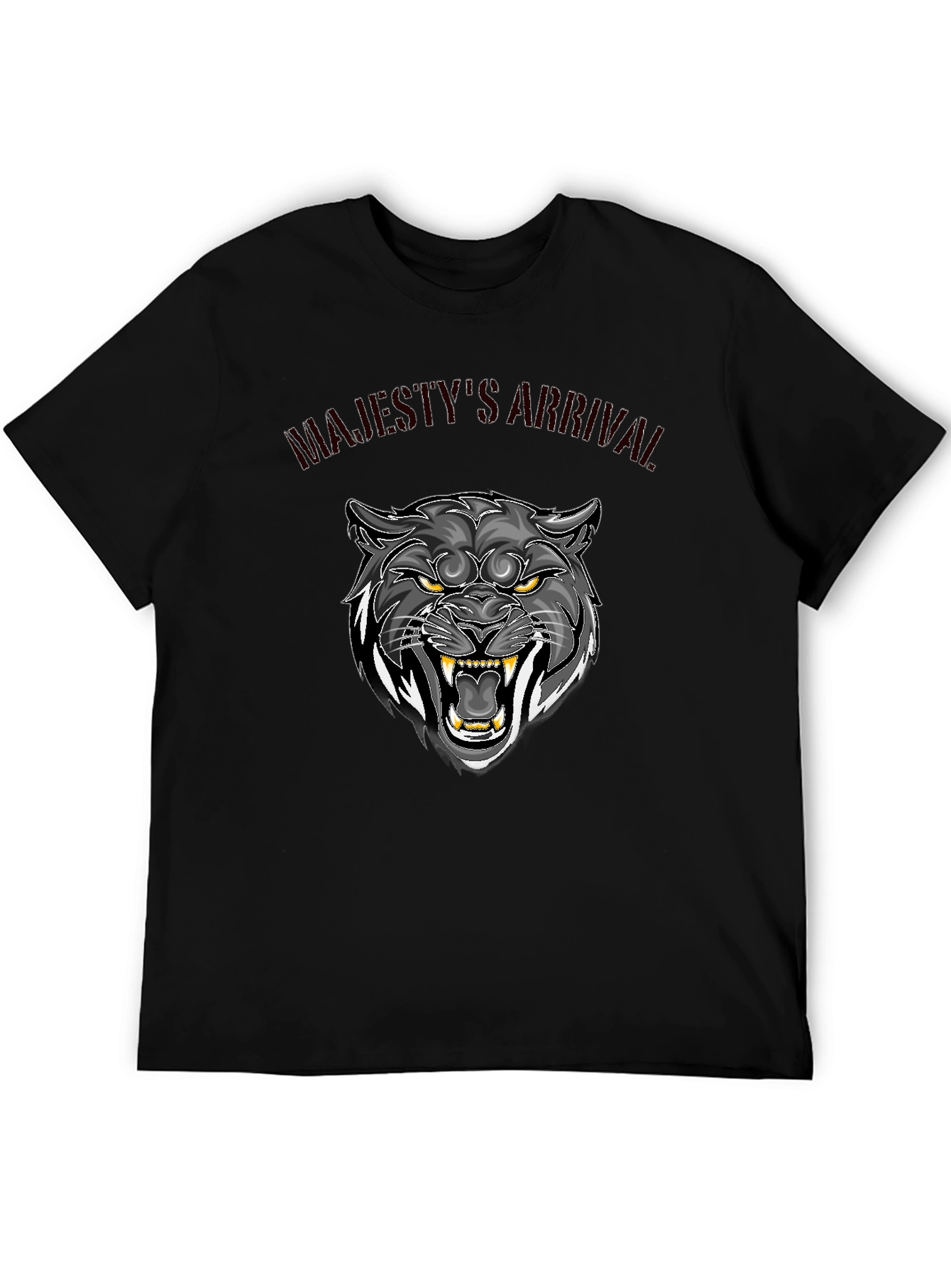 Majestys Arrival Graphic Tee - Black Panther Design