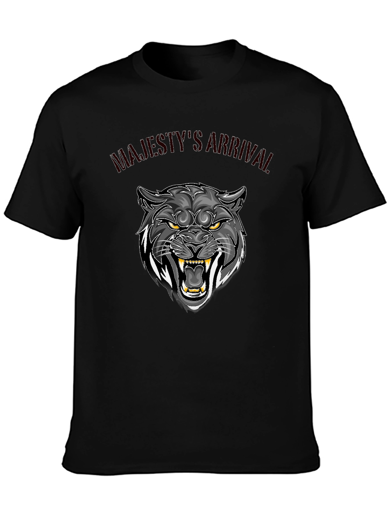 Majestys Arrival Graphic Tee - Black Panther Design