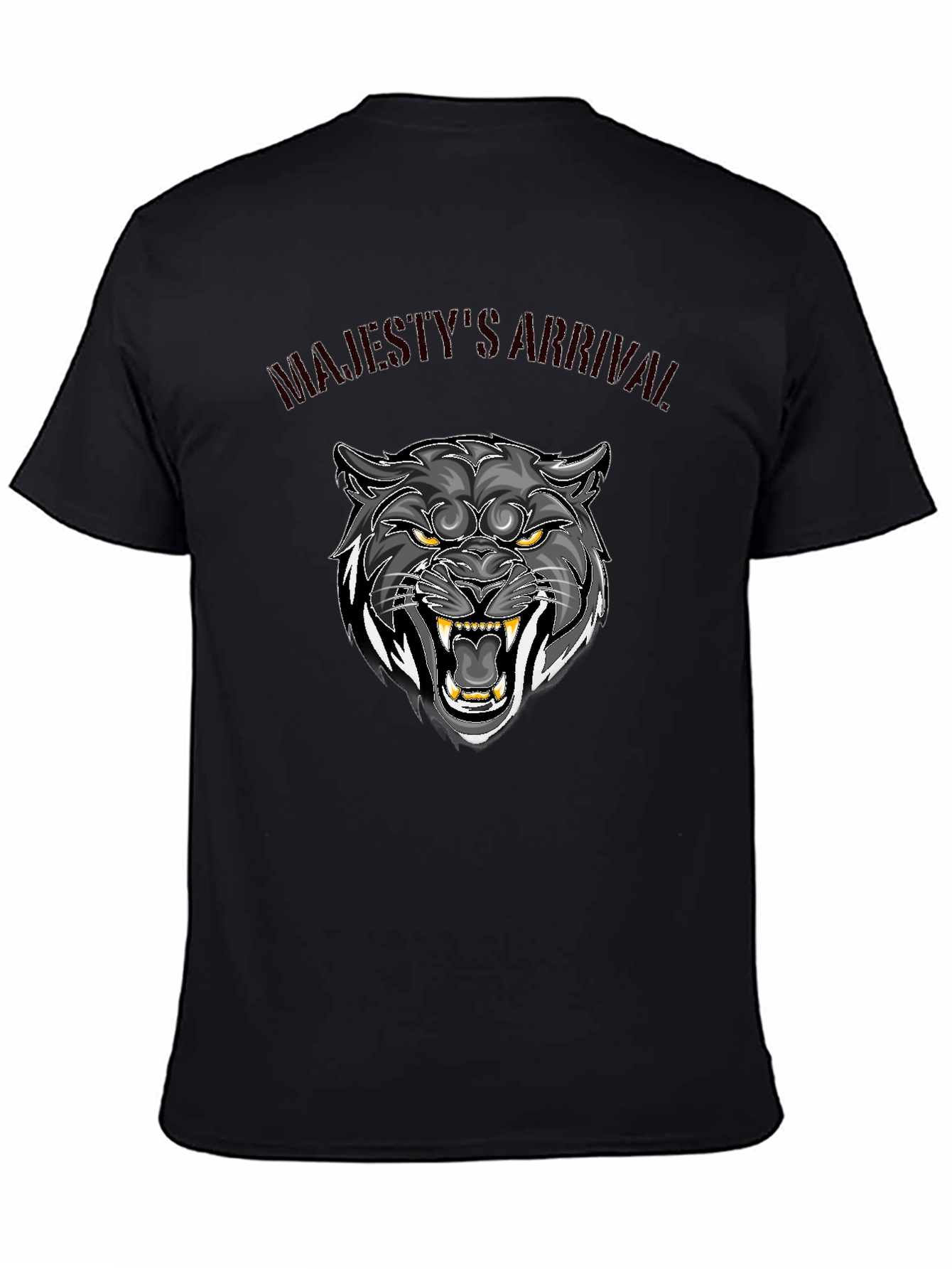 Majestys Arrival Graphic Tee - Black Panther Design