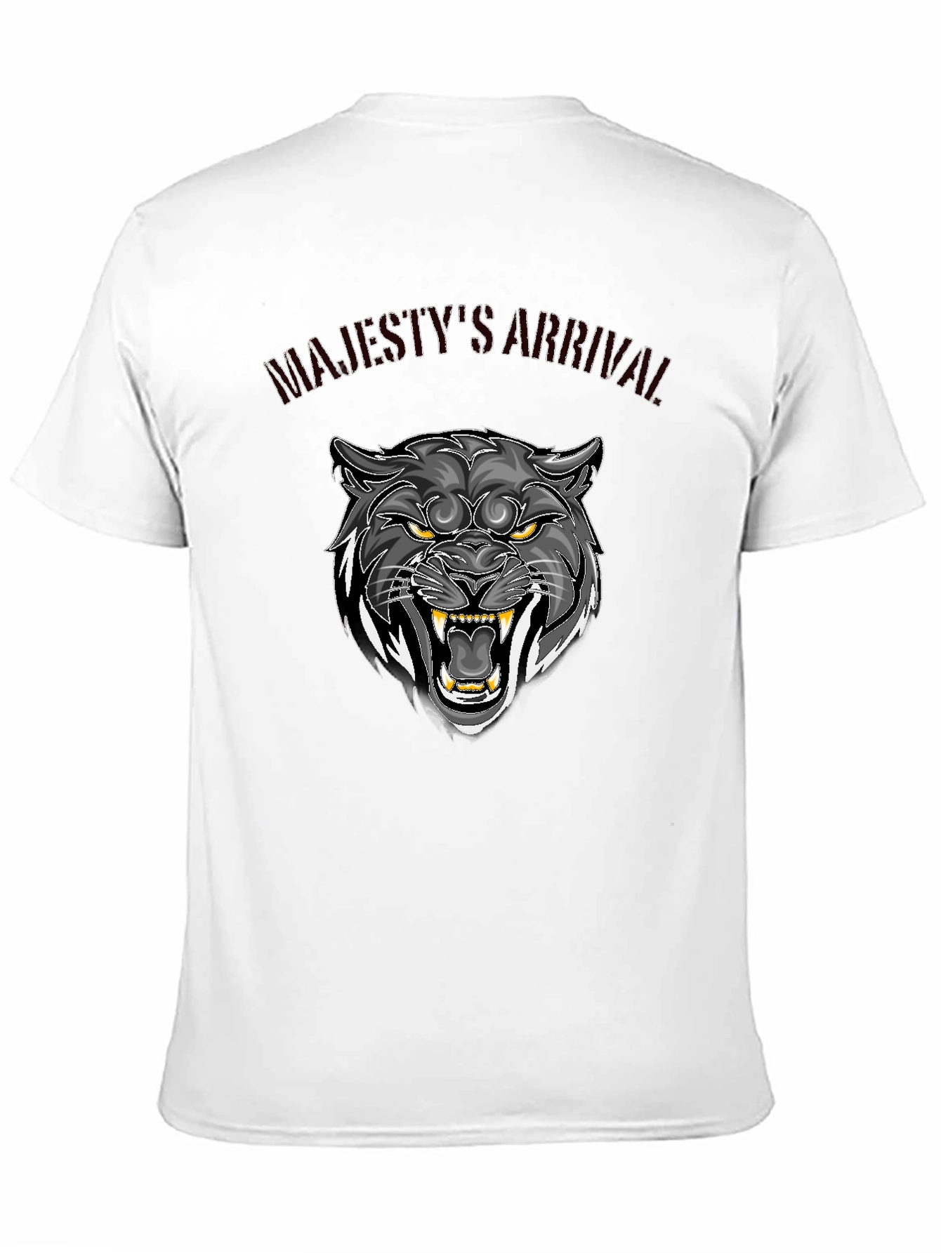 Majestys Arrival Graphic Tee - Black Panther Design