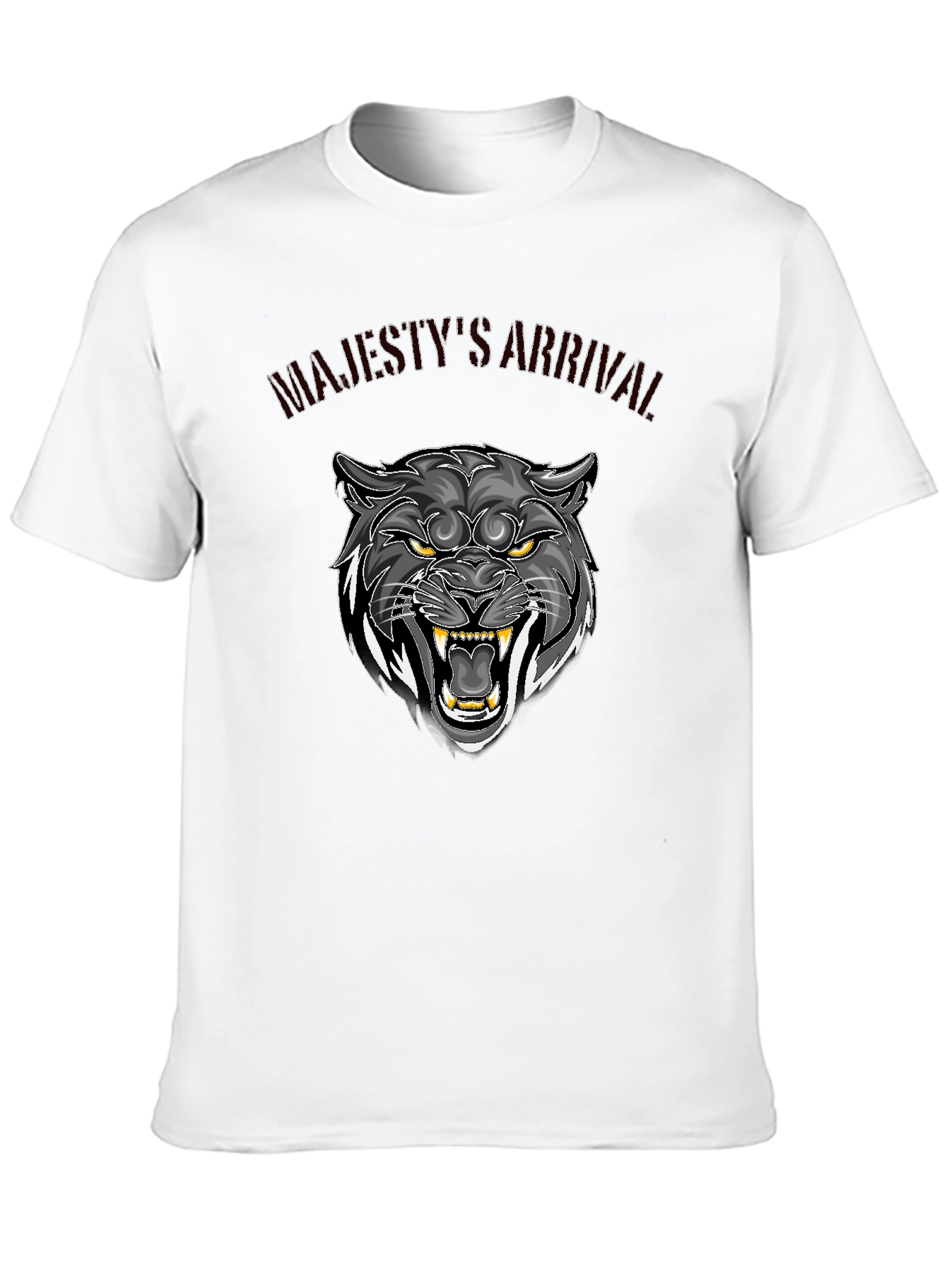 Majestys Arrival Graphic Tee - Black Panther Design