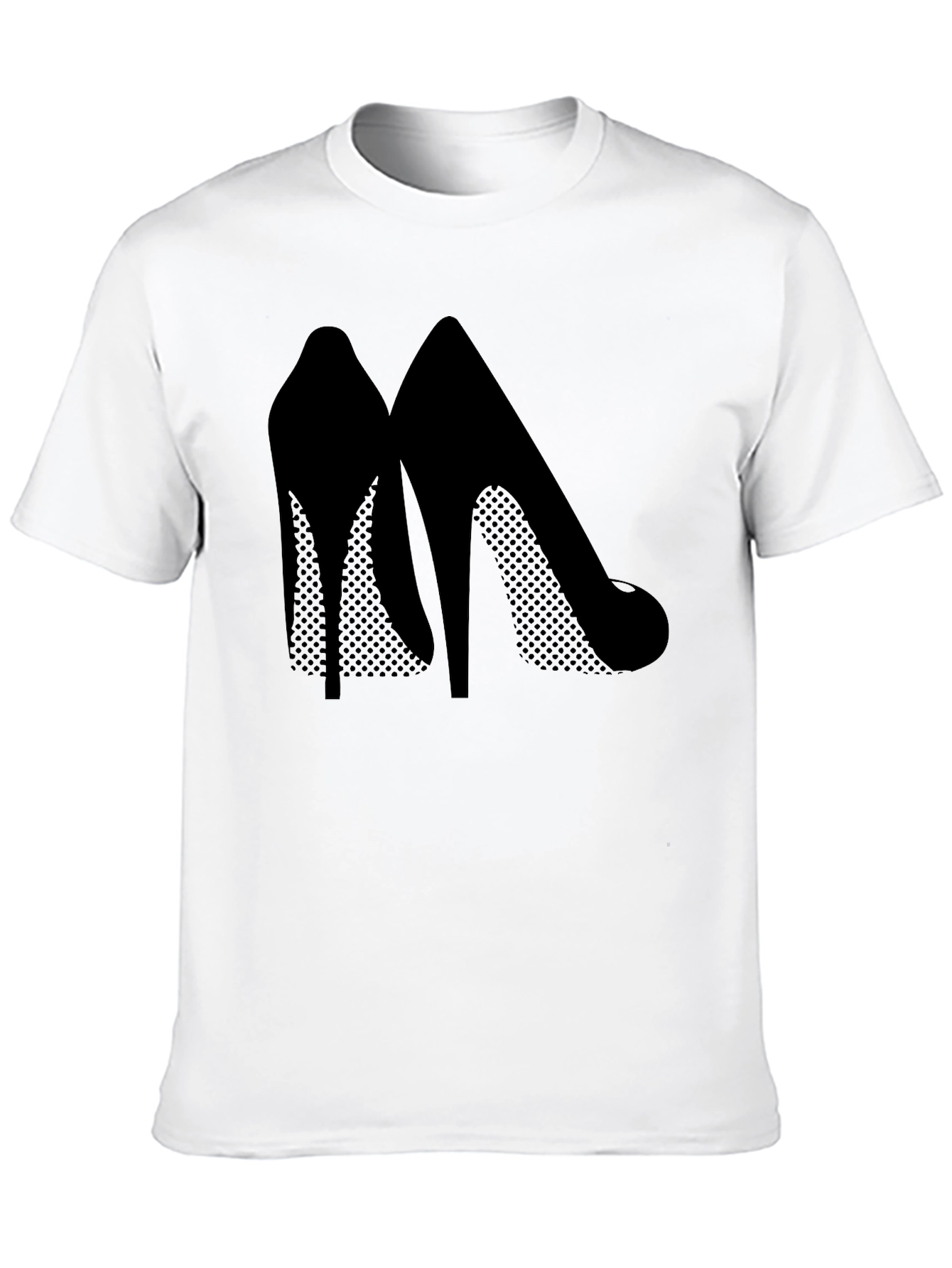Stylish High Heel Silhouette Tee