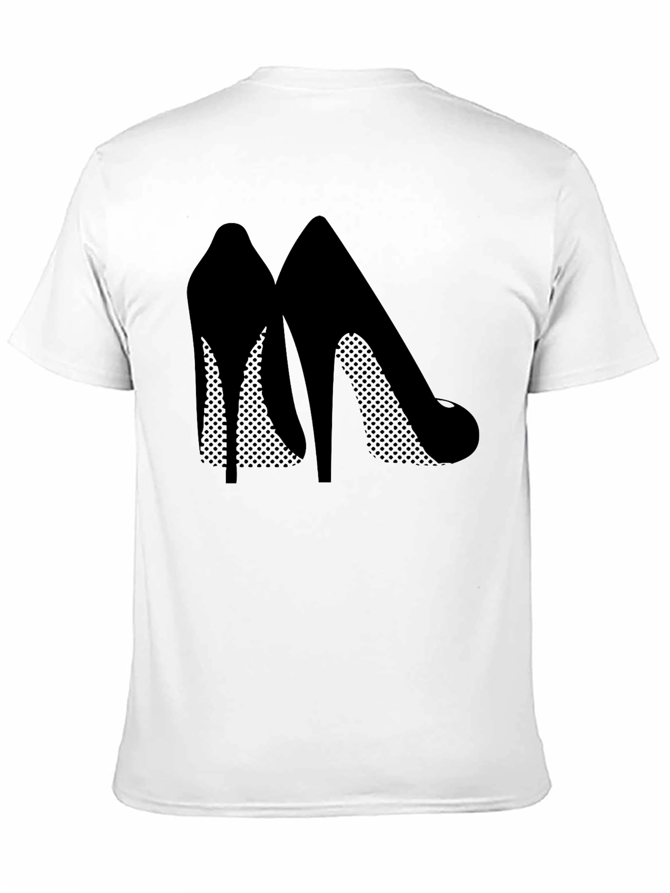 Stylish High Heel Silhouette Tee