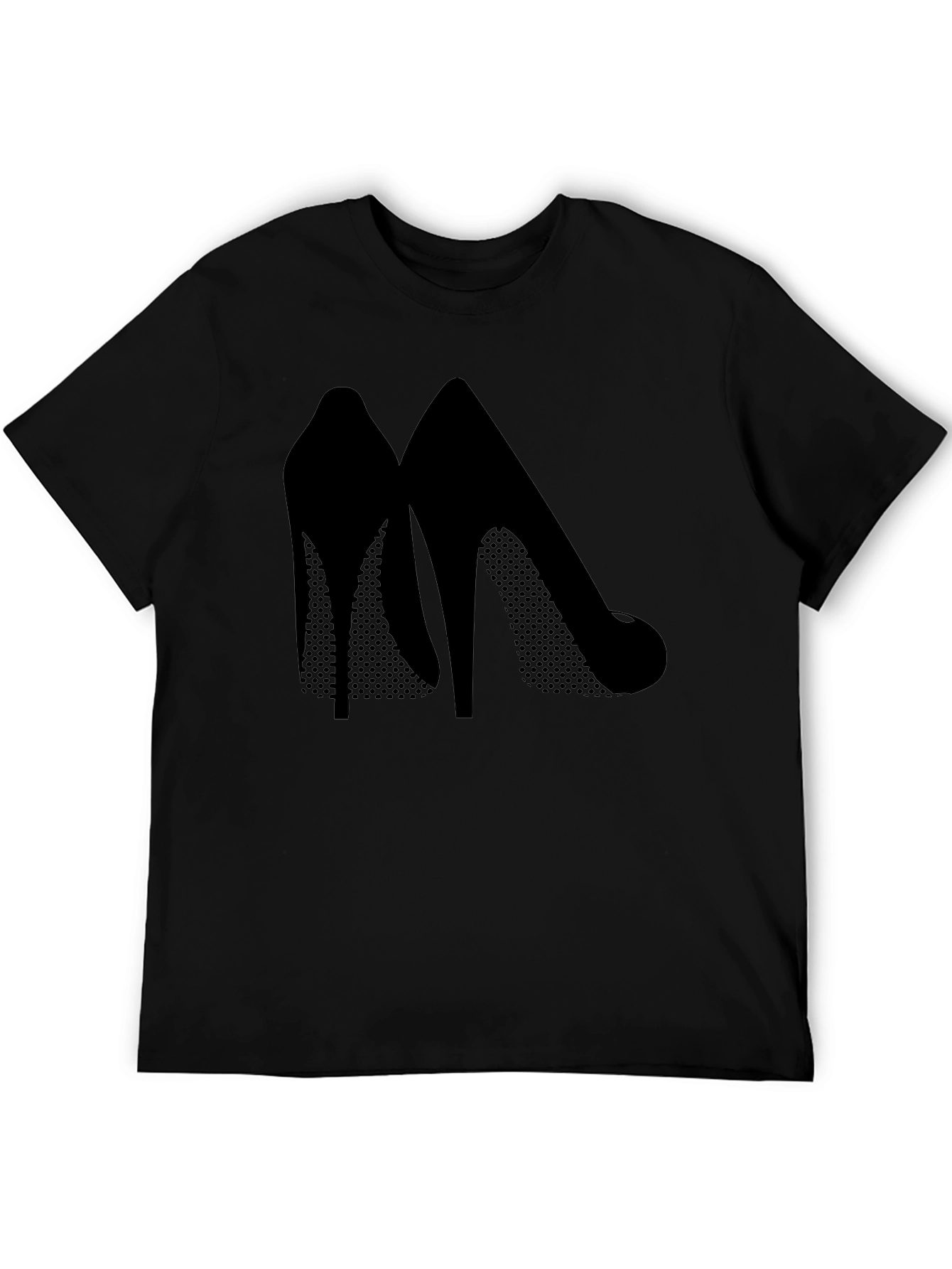Stylish High Heel Silhouette Tee