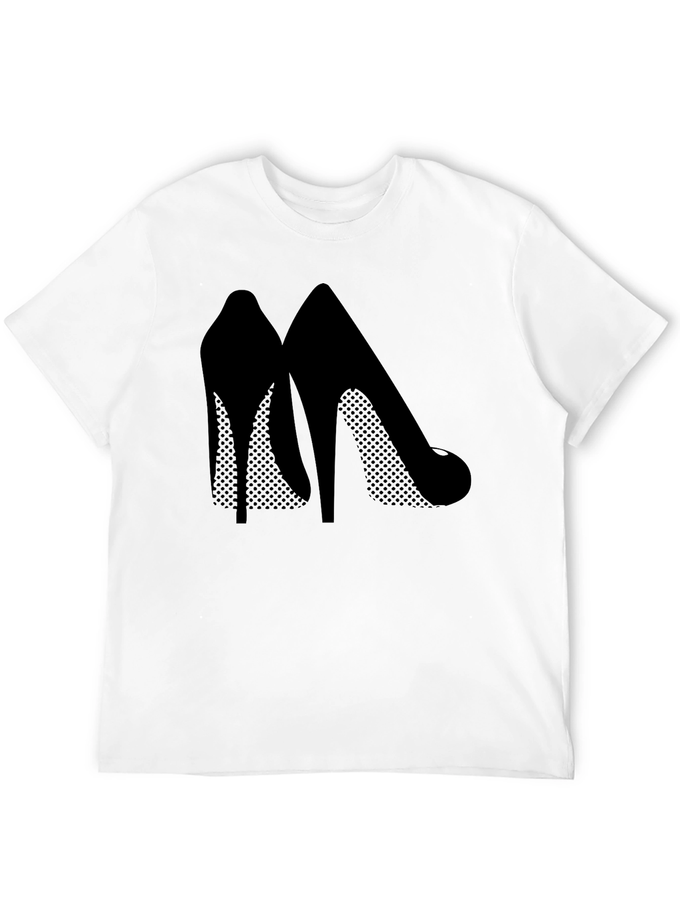 Stylish High Heel Silhouette Tee
