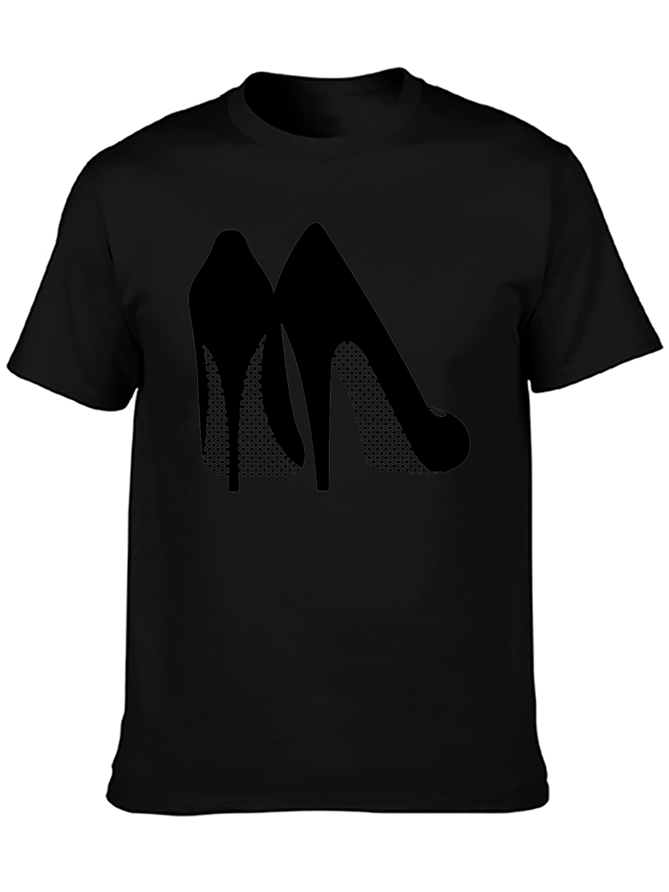 Stylish High Heel Silhouette Tee