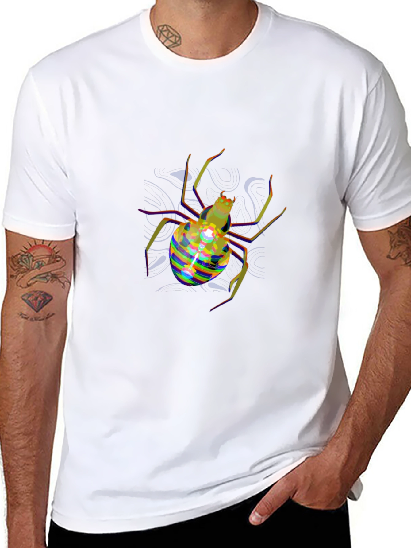 Spider Graphic T-Shirt - Bold and Unique Design