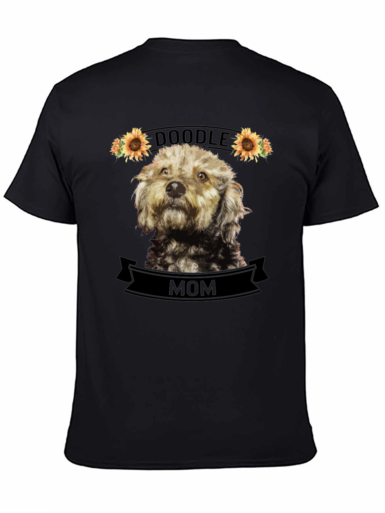 Doodle Mom T-Shirt - Sunflower Dog Lover Tee