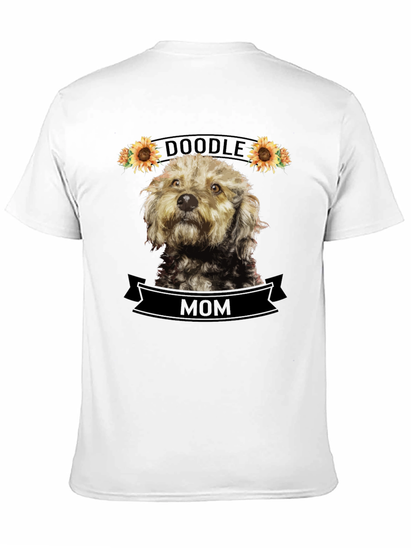 Doodle Mom T-Shirt - Sunflower Dog Lover Tee
