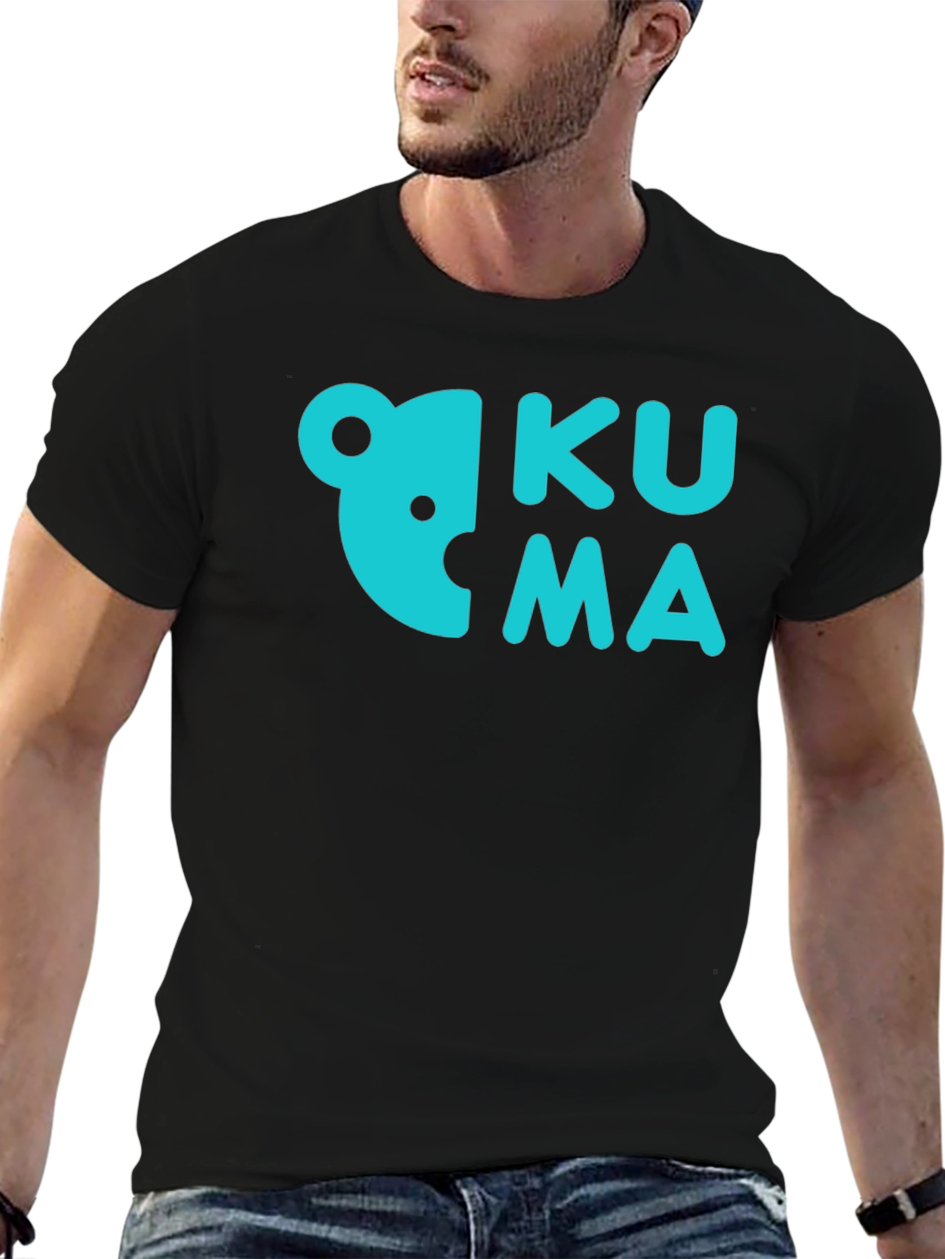 Kuma Bear Graphic T-Shirt - Casual Comfort Tee