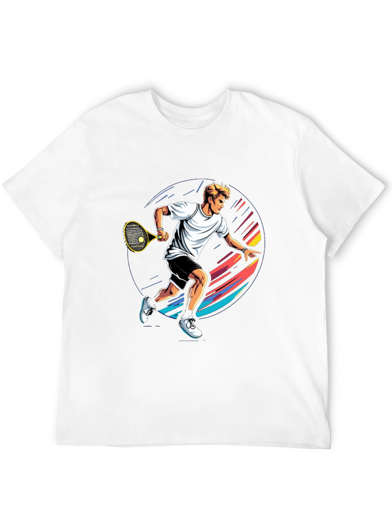 Tennis Player Graphic T-Shirt