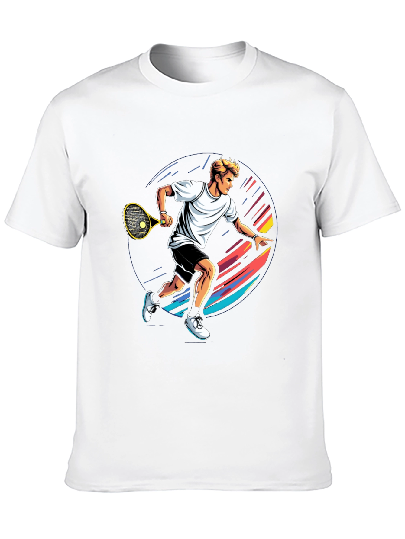 Tennis Player Graphic T-Shirt